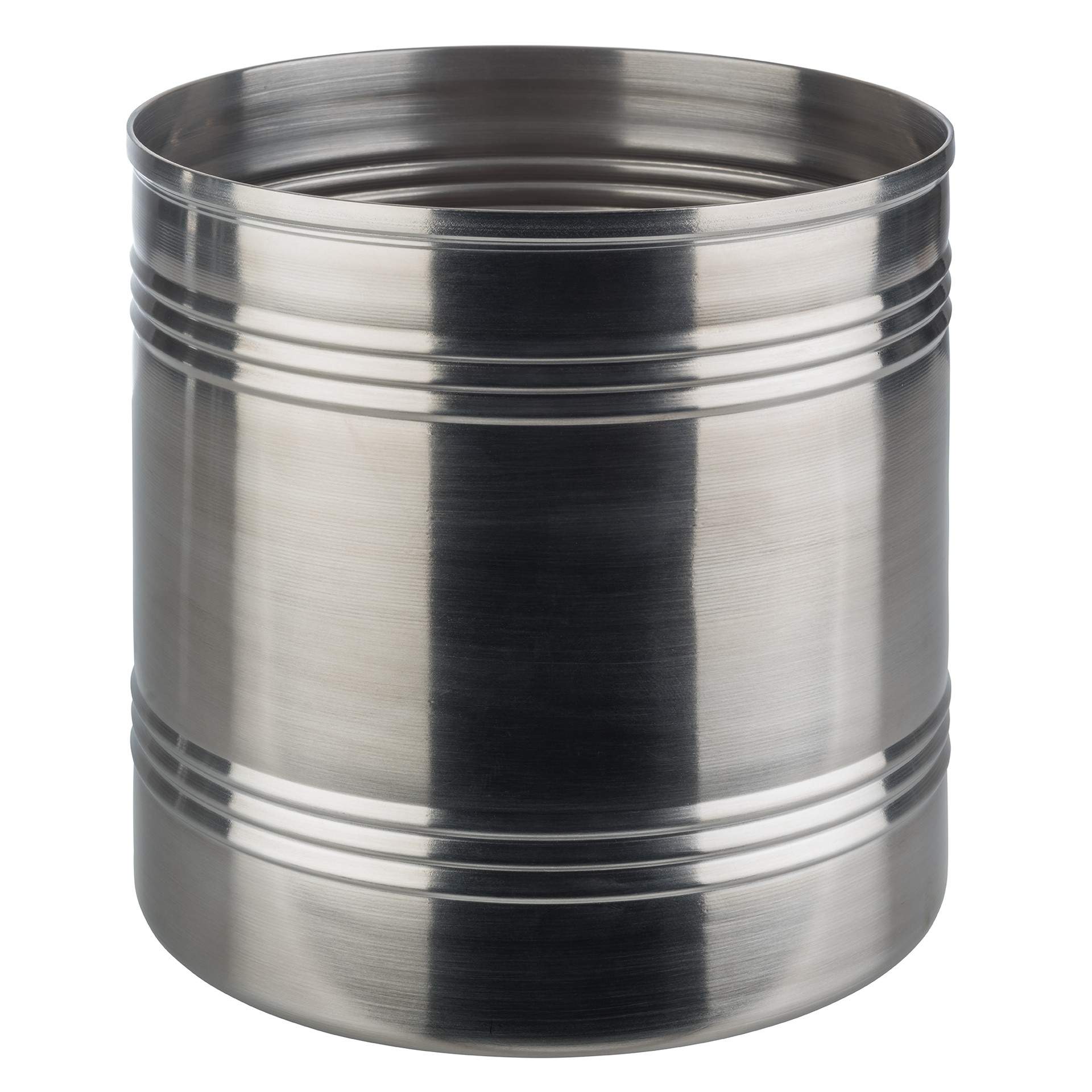 Snackcan - rund - Abm. 14,0 cm - Ø 13,5 cm - Inhalt 1,80 l - Edelstahl - 40658-B