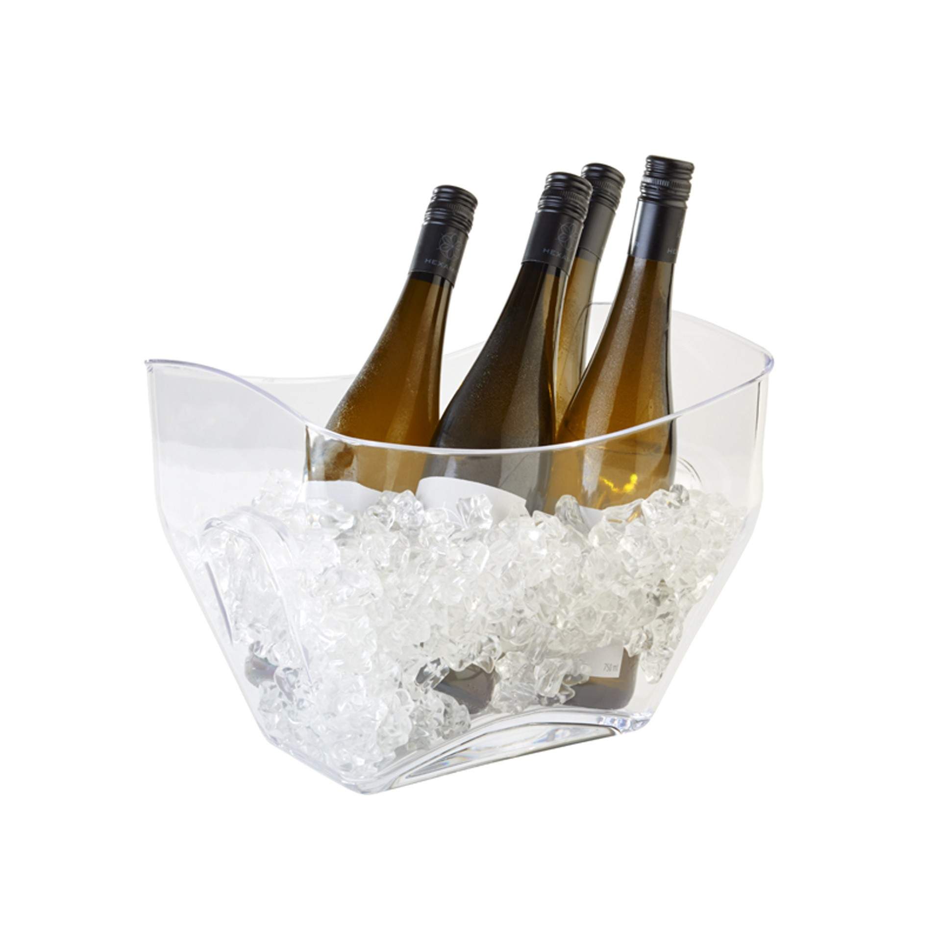 Flaschenkühler - klar - Abm. 31,5 x 21,5 x 24,5 cm - Inhalt 7,0 l - MS - 36087-B