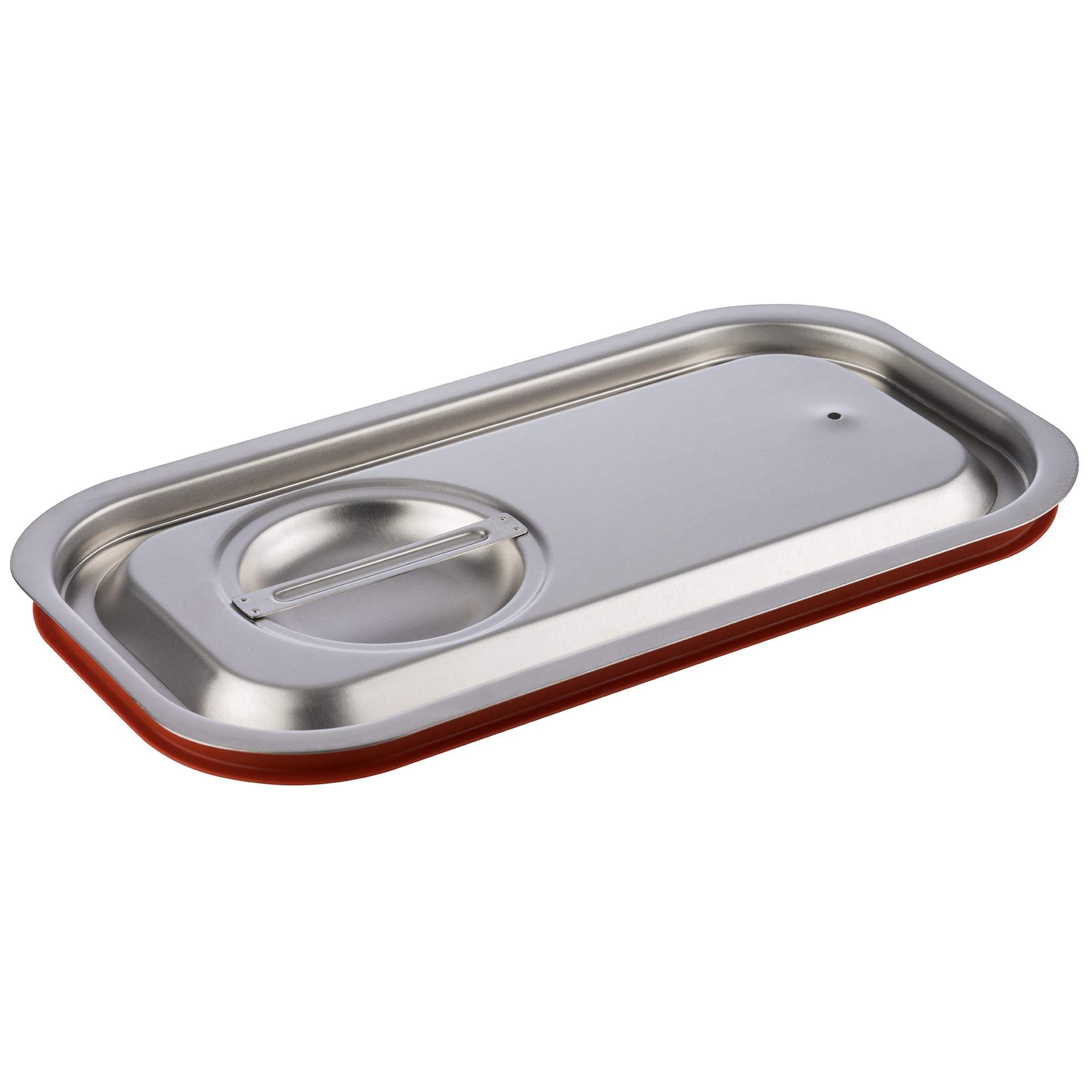 GN-Transport-Steck-Deckel - mit Silikondichtung - GN 1/3 (325 x 176 mm) - Edelstahl - 80025-B