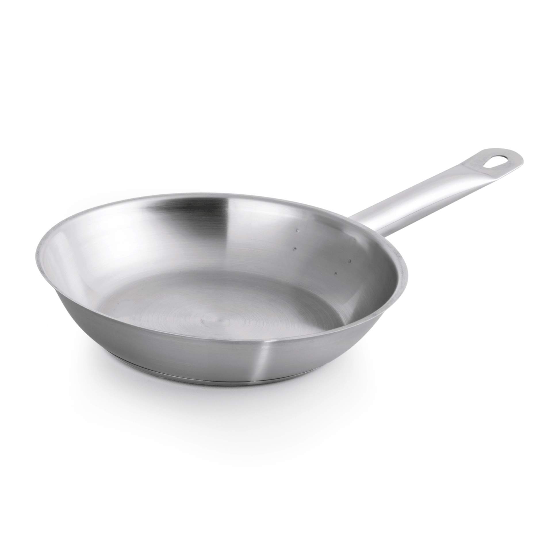 Pfanne - unbeschichtet - Serie 5300 - Abm. 5,5 cm - Ø oben 28 cm - Chromnickelstahl - 5340280-A