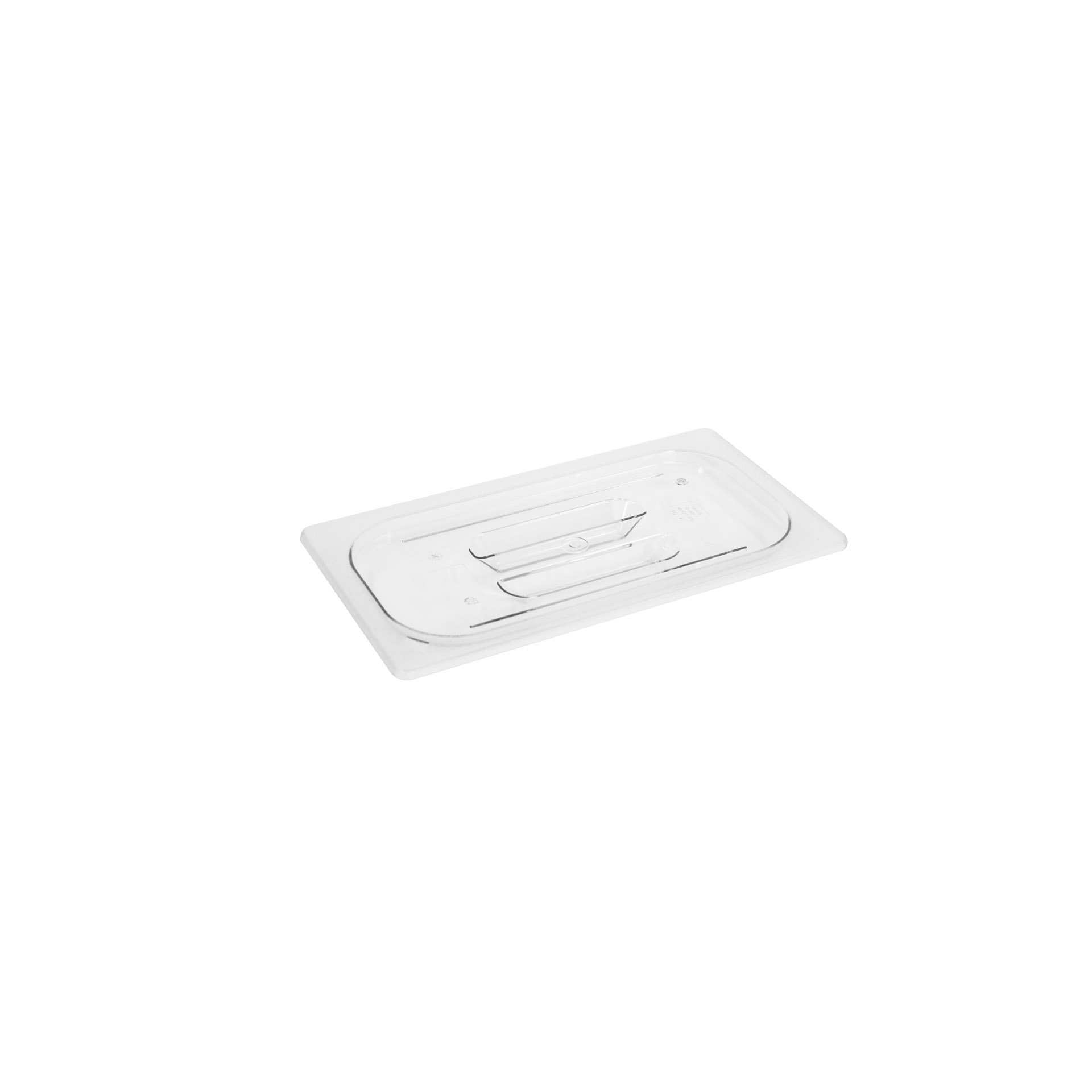 GN-Deckel - aufliegend - Abm. 32,5 x 17,6 x 0,5 cm - GN 1/3 (325 x 176 mm) - Polycarbonat - 530125-C