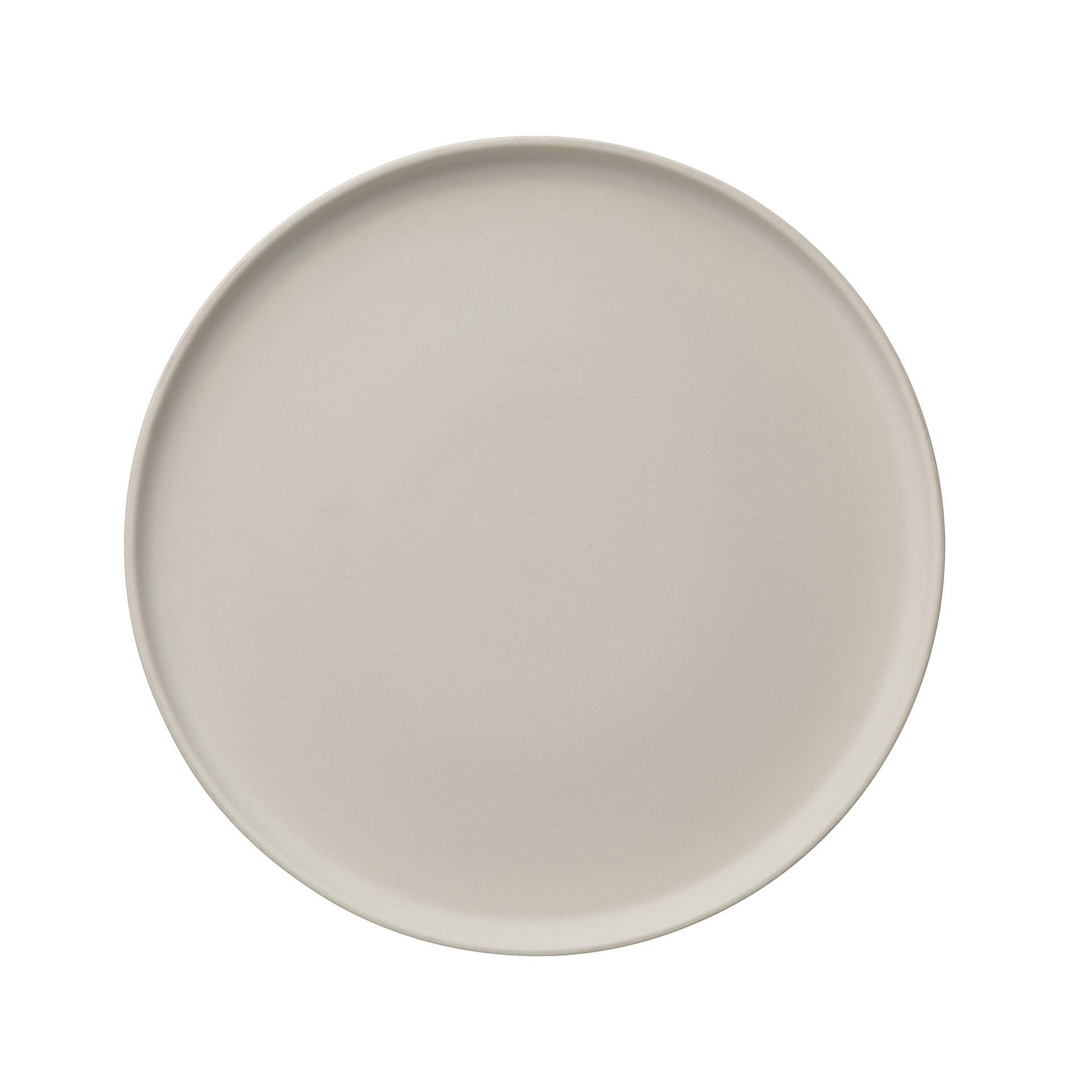 Teller - Set á 4 Stück - Serie One - light rock - flach - Abm. 3,0 cm - Ø 33,0 cm - Steinzeug - 452401033-A