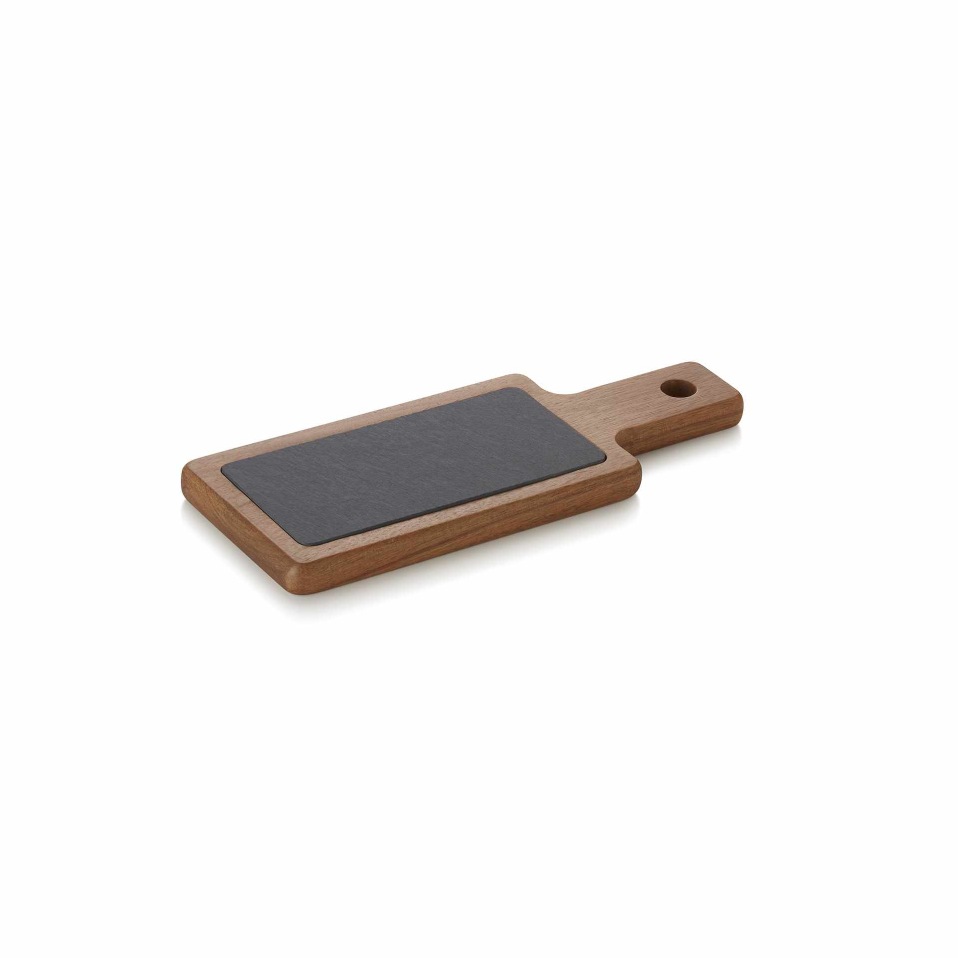 Servierbrett - Serie Slate & Serve - Naturschiefer / Akazienholz