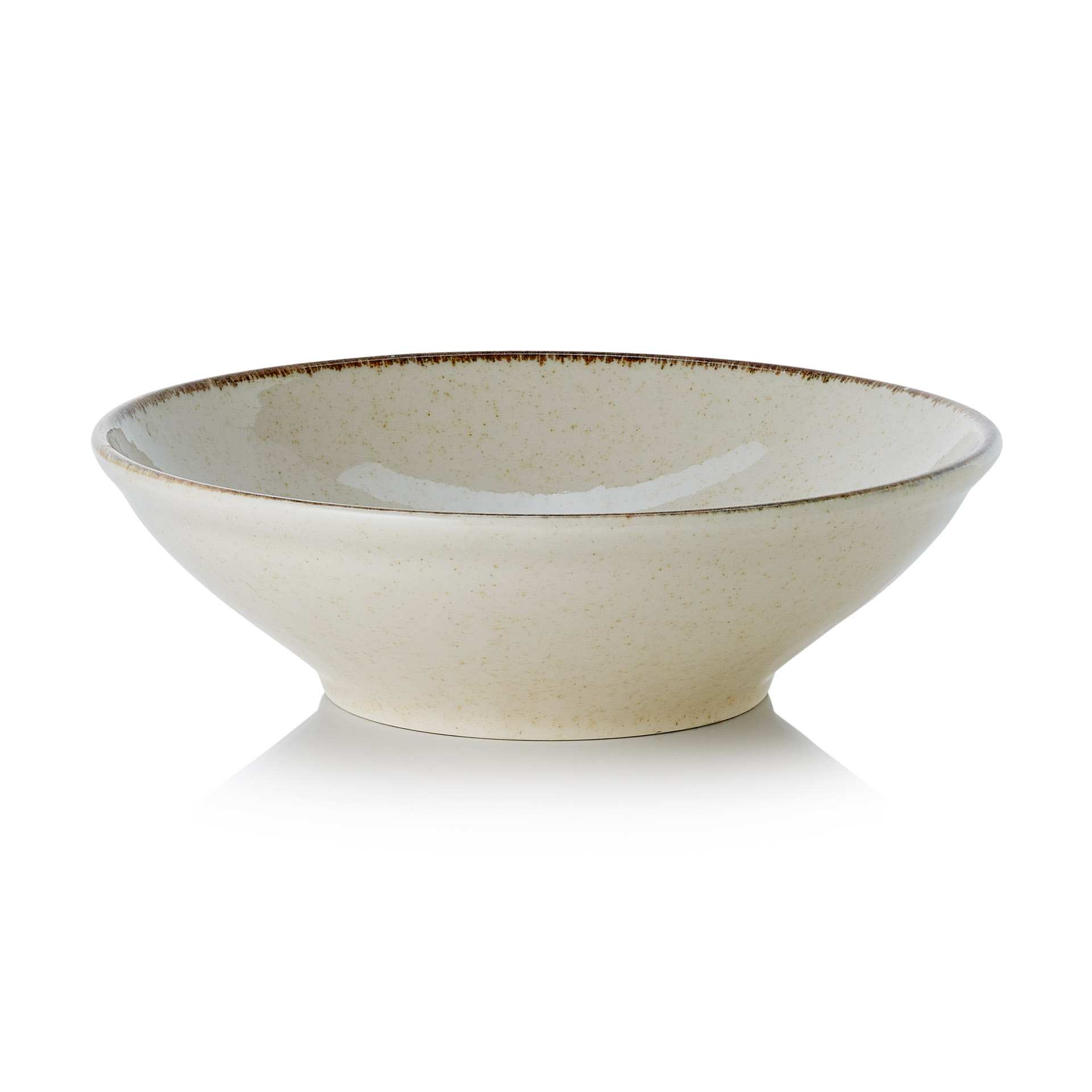 Schale - Set á 6 Stück - Serie Smilla Sand - sand - Höhe 7,0 cm - Ø 24,0 cm - Inhalt 1,3 l - Porzellan - 4887524-A