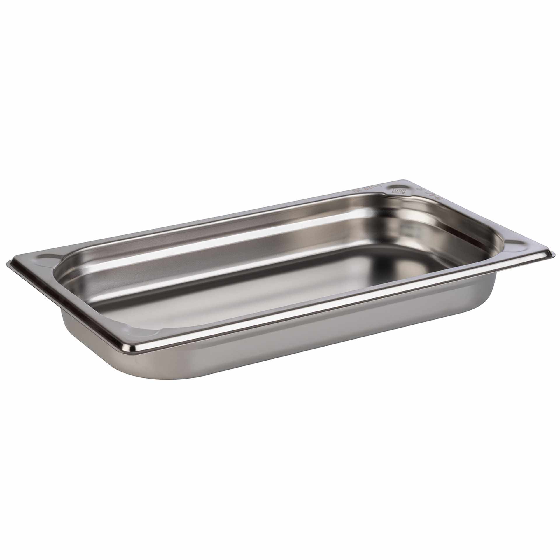 GN-Behälter - Inhalt 1,5 l - GN 1/3 (325 x 176 mm) - 40 mm - Edelstahl - 81301-B