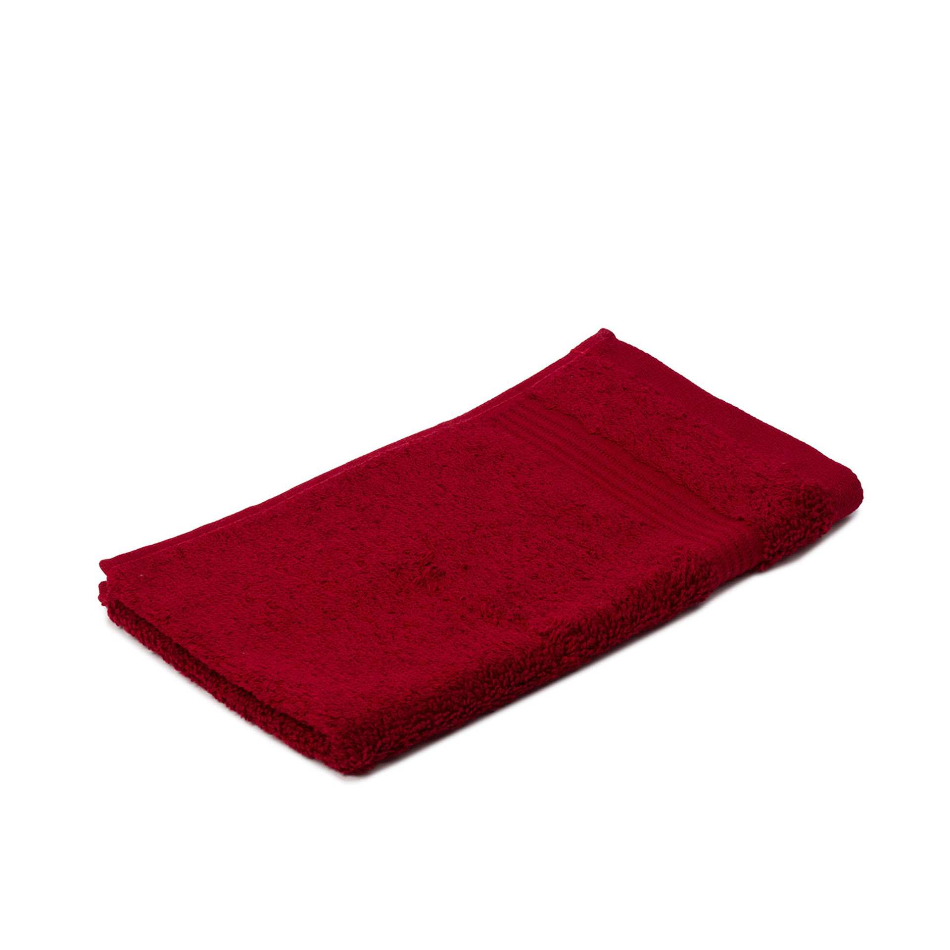 Gästetuch - Uni - Serie NEW YORK - bordeaux - Abm. 30 x 50 cm - Baumwolle - 550-33-3-D