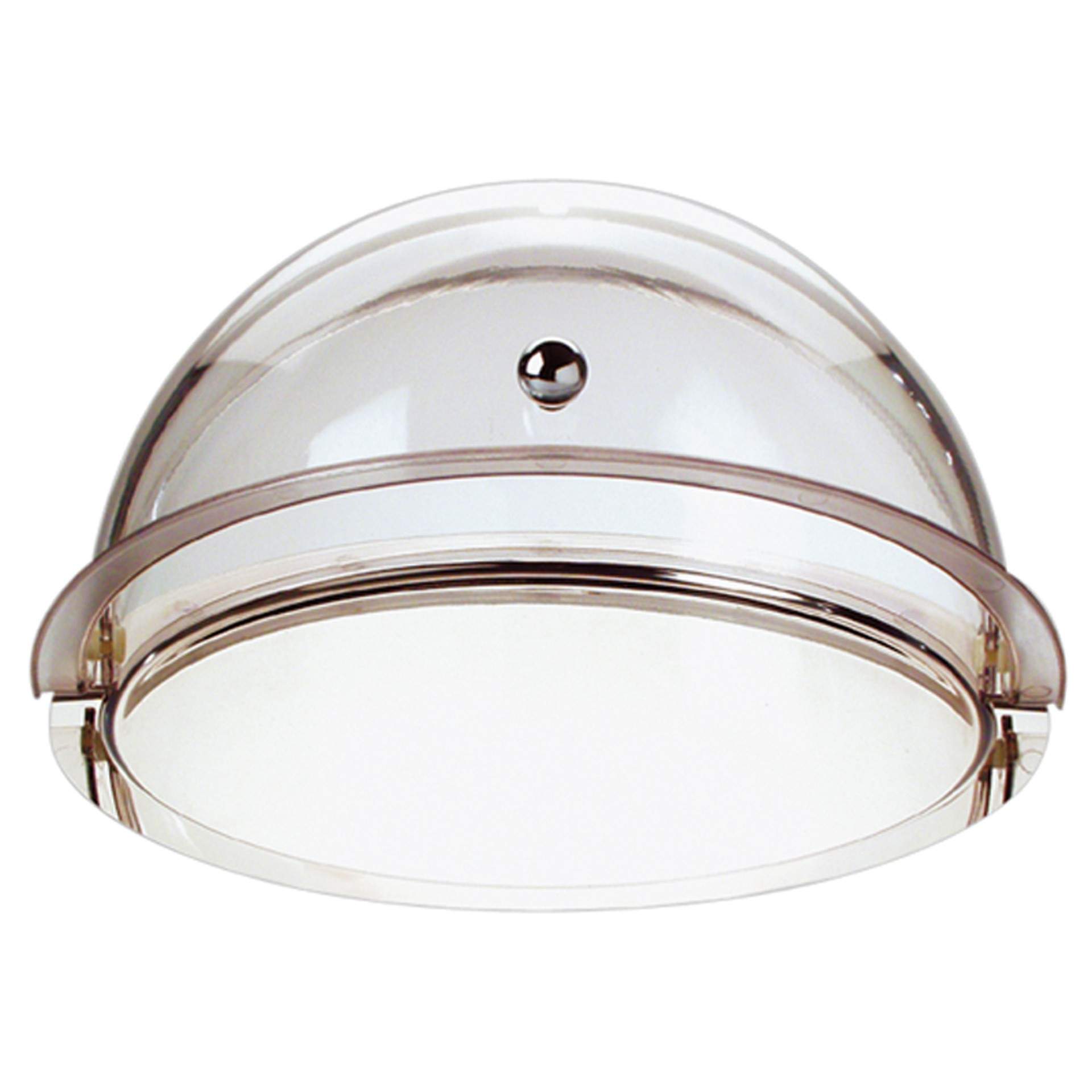 Rolltop-Set - 2-teilig - glasklar - rund - Abm. 24 cm - Ø 38,0 cm - Kunststoff / Edelstahl - 9080-B