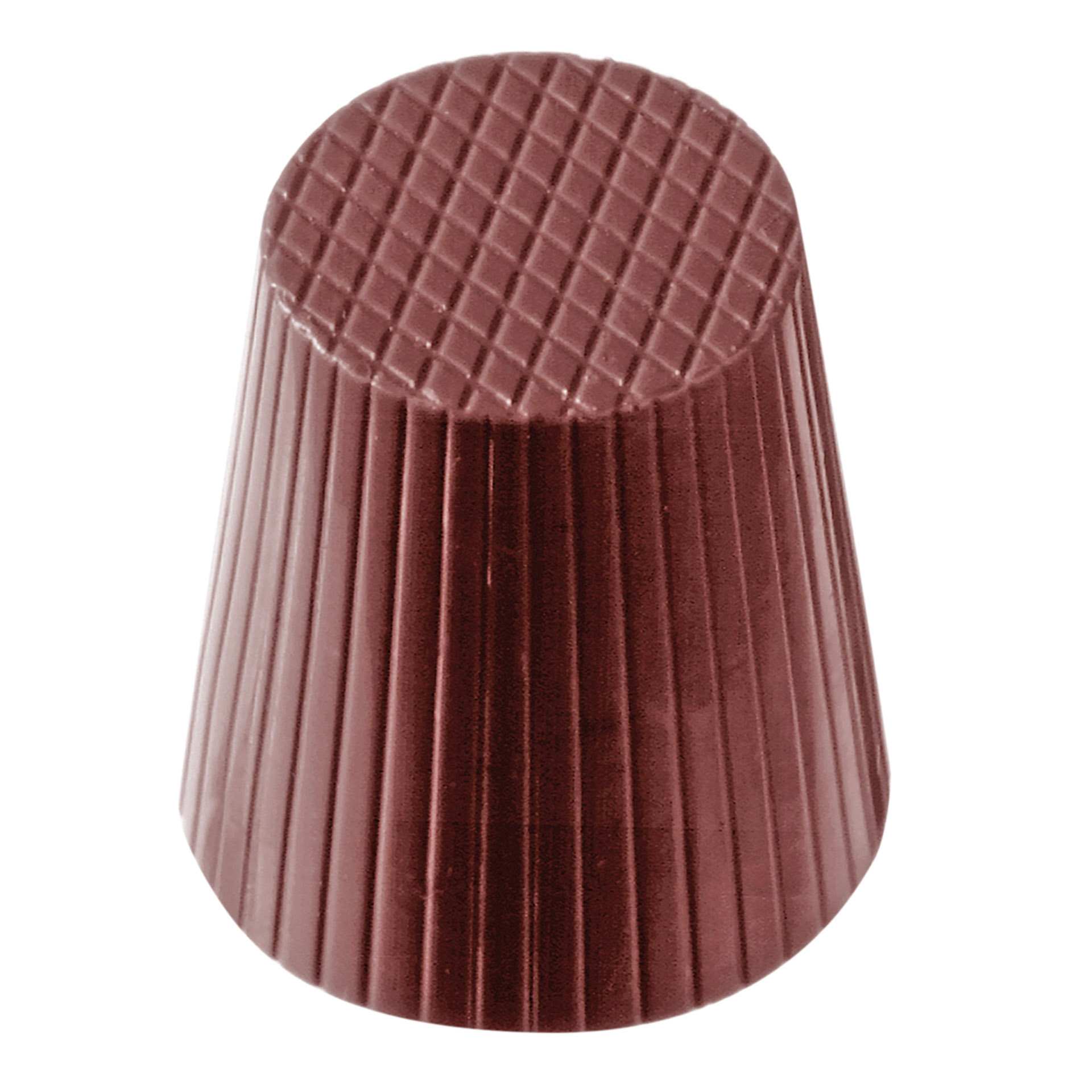 Schokoladen-Form - Likörbecher - Abm. 27,5 x 13,5 x 3,2 cm - Polycarbonat - 421342-C
