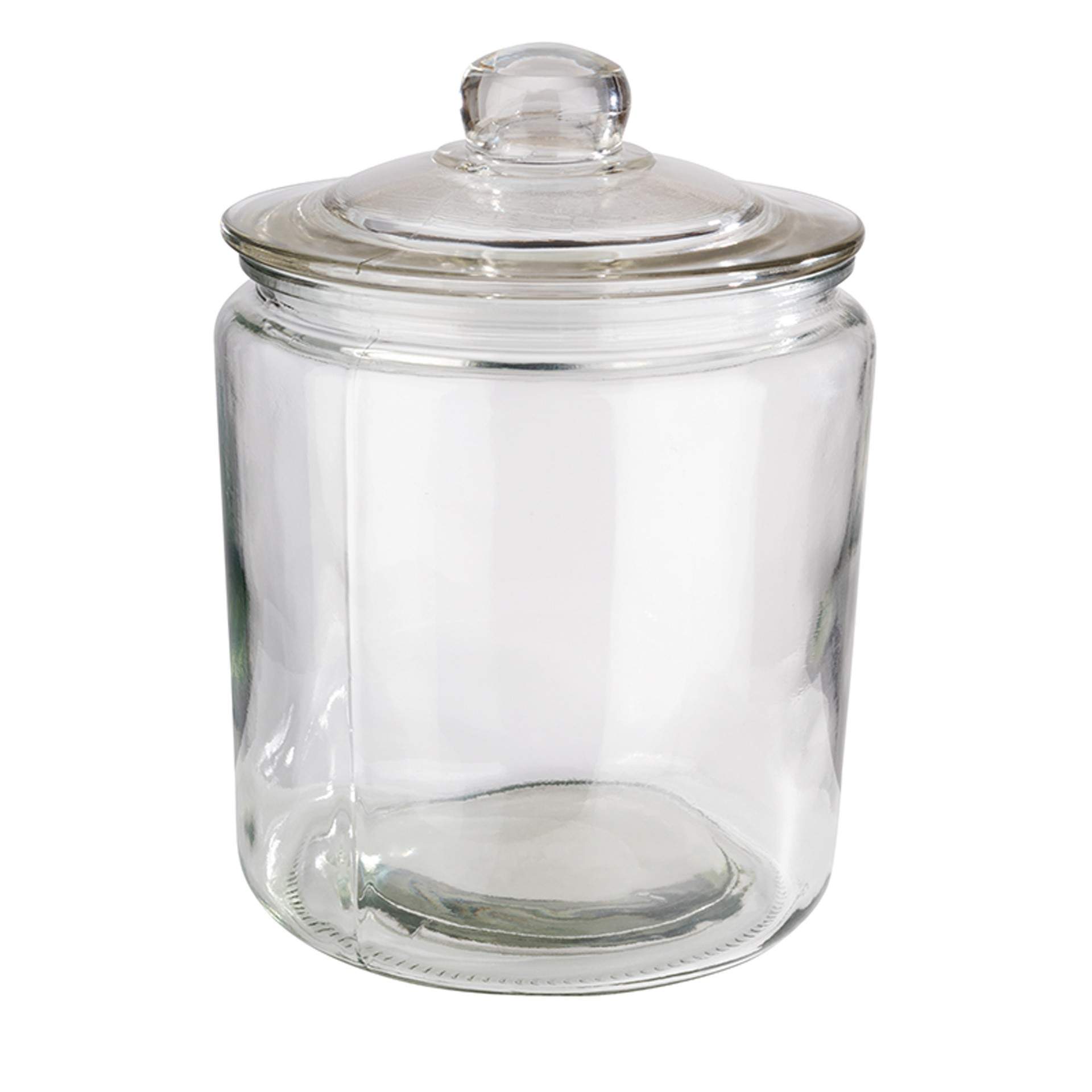 Vorratsglas - transparent - rund - Abm. 26 cm - Ø 18 cm - Inhalt 4,0 l - Glas - 82252-B