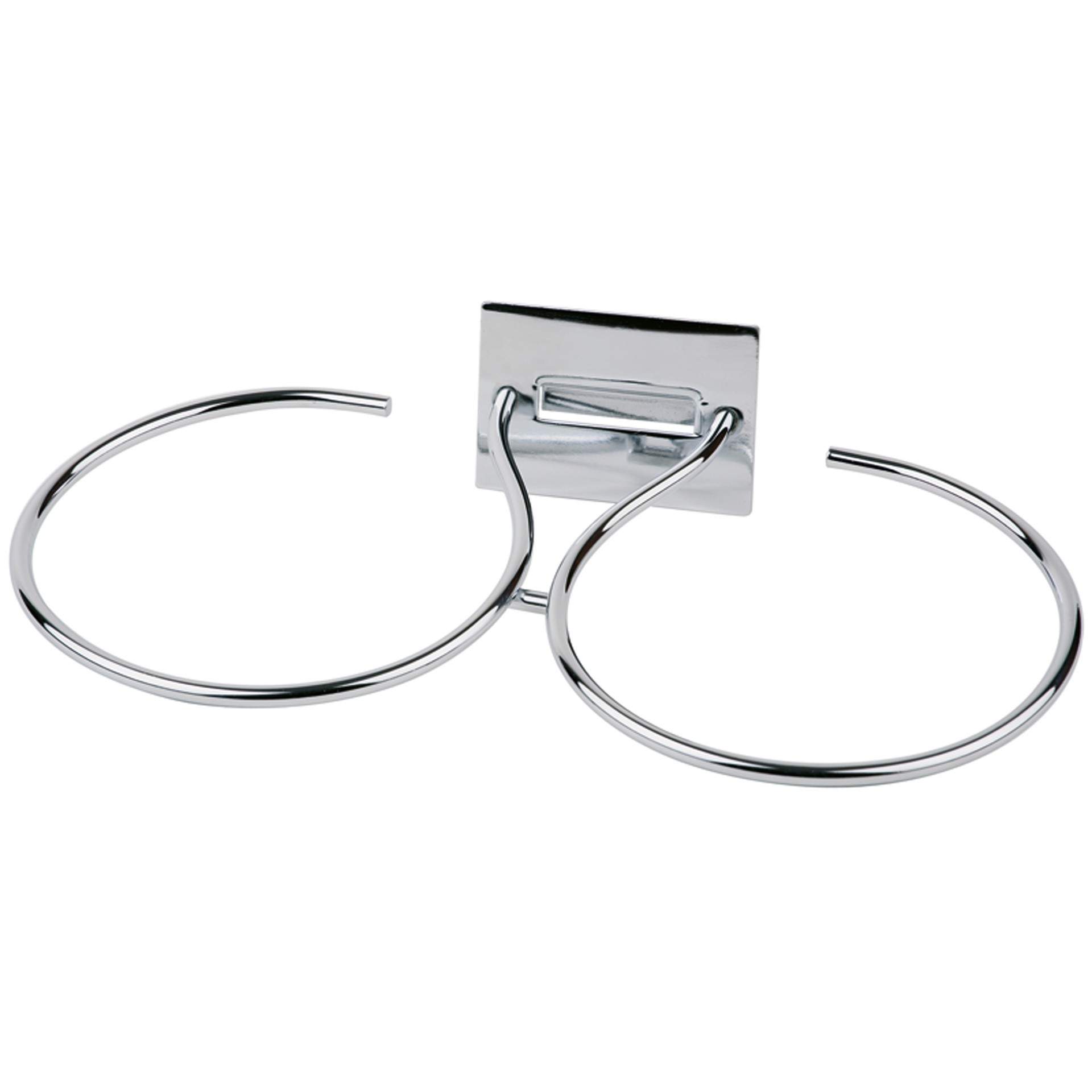 Doppelring - für Buffetleiter - Serie Little - verchromt - Abm. 29 x 16 x 5,5 cm - Metall - 11497-B
