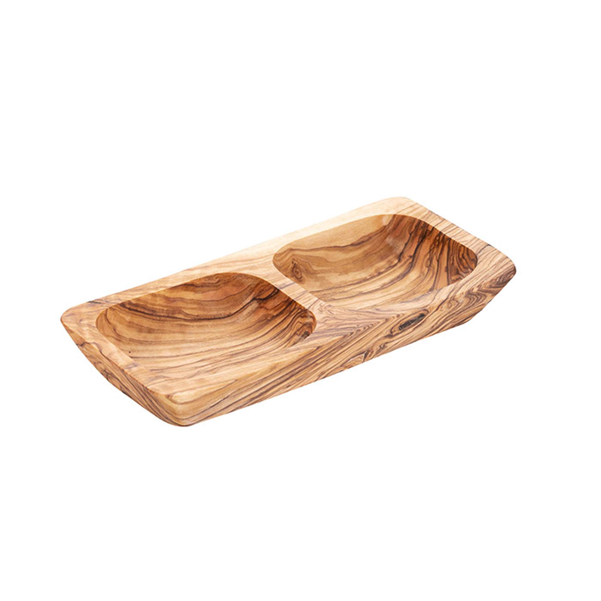 Schale - Serie Olive - Abm. 17,5 x 8,5 x 2,5 cm - Inhalt 0,15 l - Olivenholz - 1014-B