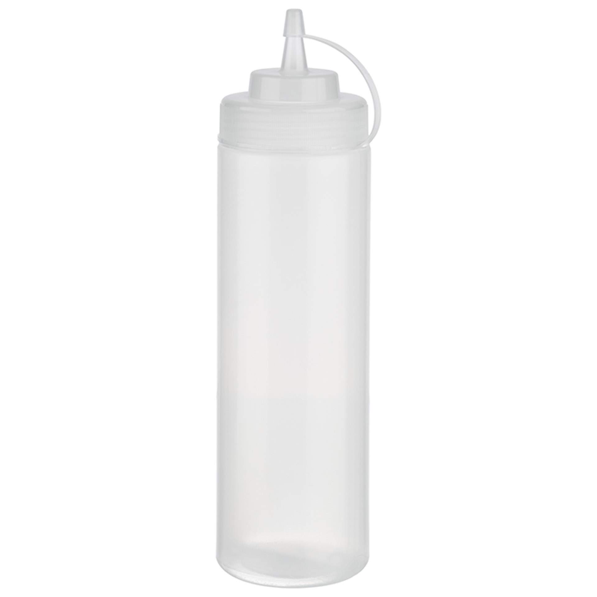 Quetschflasche - 6er Set - transparent - Höhe 26,5 cm - Ø 7,0 cm - Inhalt 0,76 l - Polyethylen - 93256-B