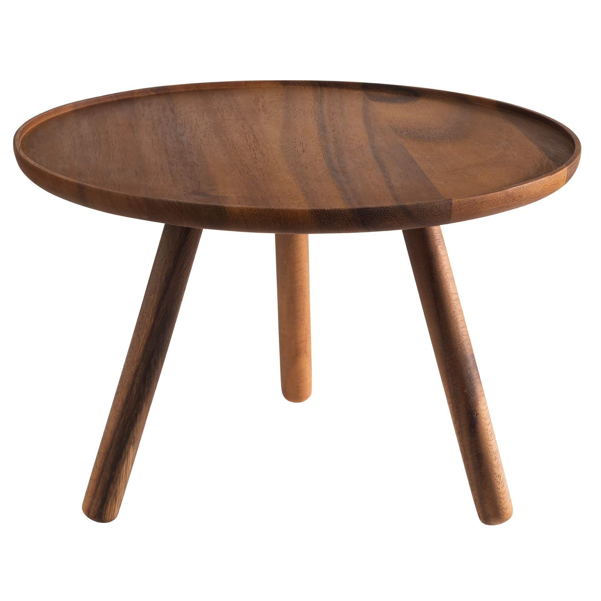 Buffet-Ständer - Serie Acacia - rund - Abm. 20,0 cm - Ø 30,5 cm - Akazienholz - 15622-B