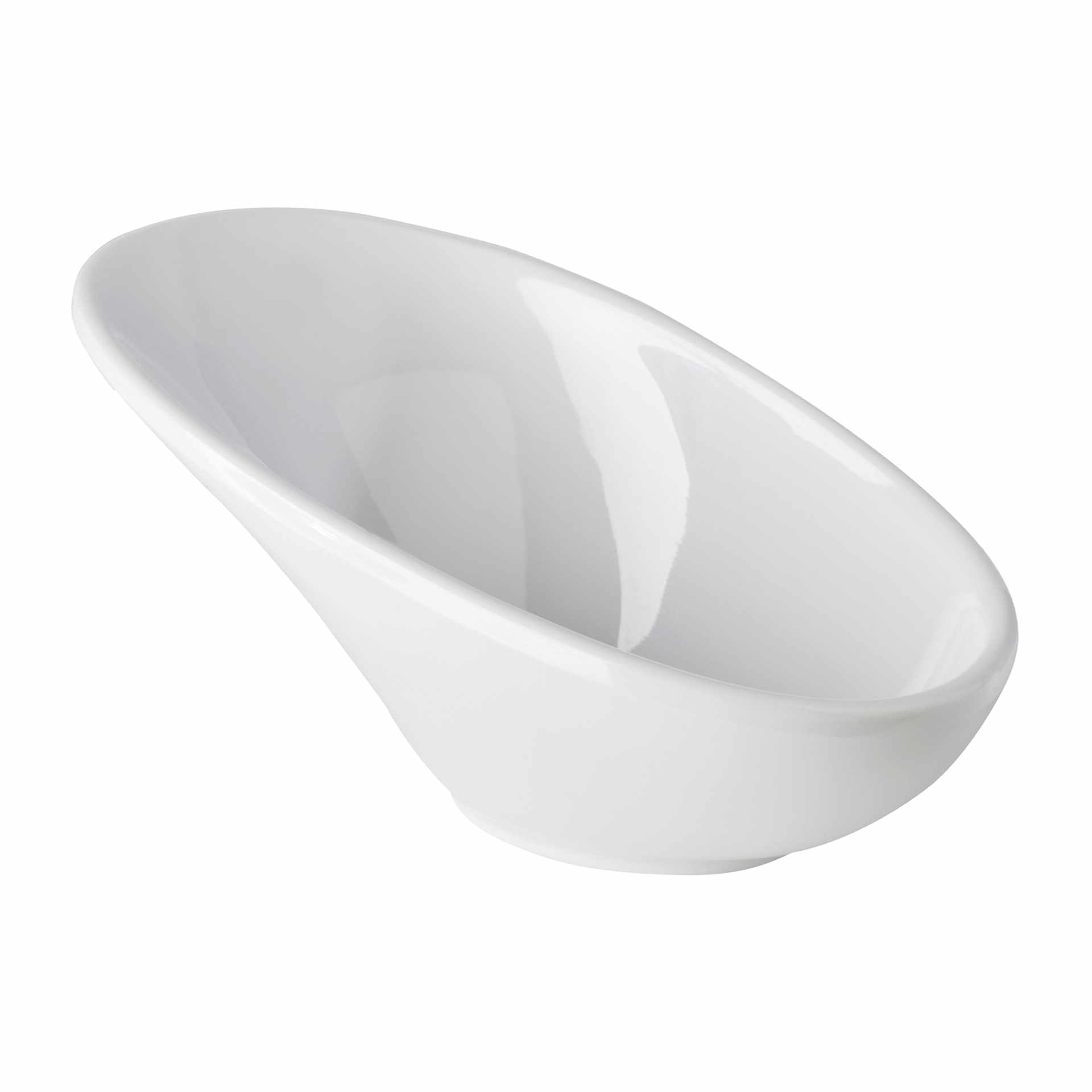 Schale - Serie Friendly - weiß - rechteckig - Abm. 11,5 x 6,0 x 5,5 cm - Inhalt 0,04 l - PET - 79040-B