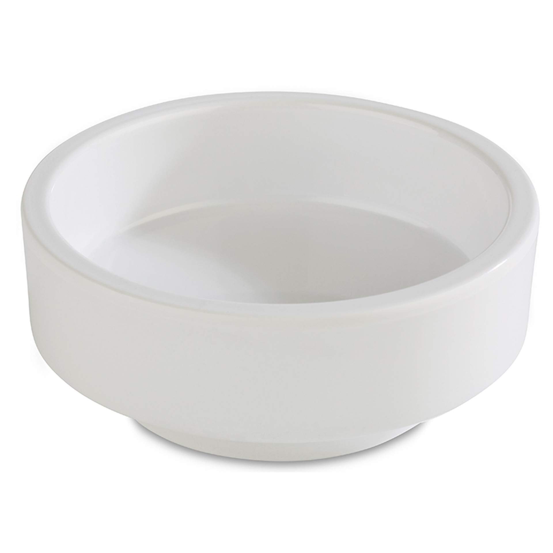 BentoBox - Serie Asia Plus - weiß - rund - Abm. 3 cm - Ø 7,5 cm - Inhalt 0,04 l - Melamin - 15461-B