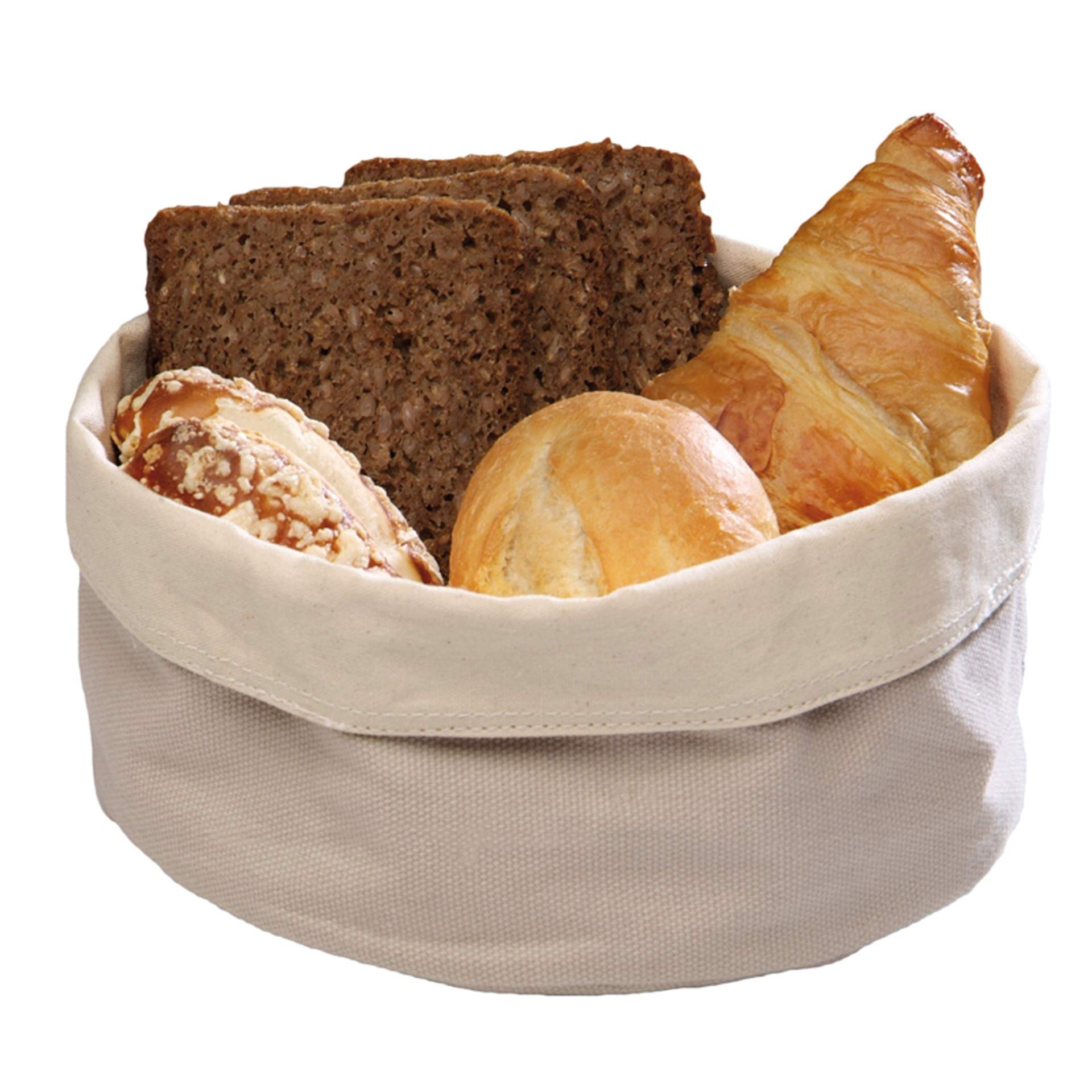 Brottasche - Höhe anpassbar - beige - Abm. 20 x 15 x 7 cm - Baumwolle - 30360-B