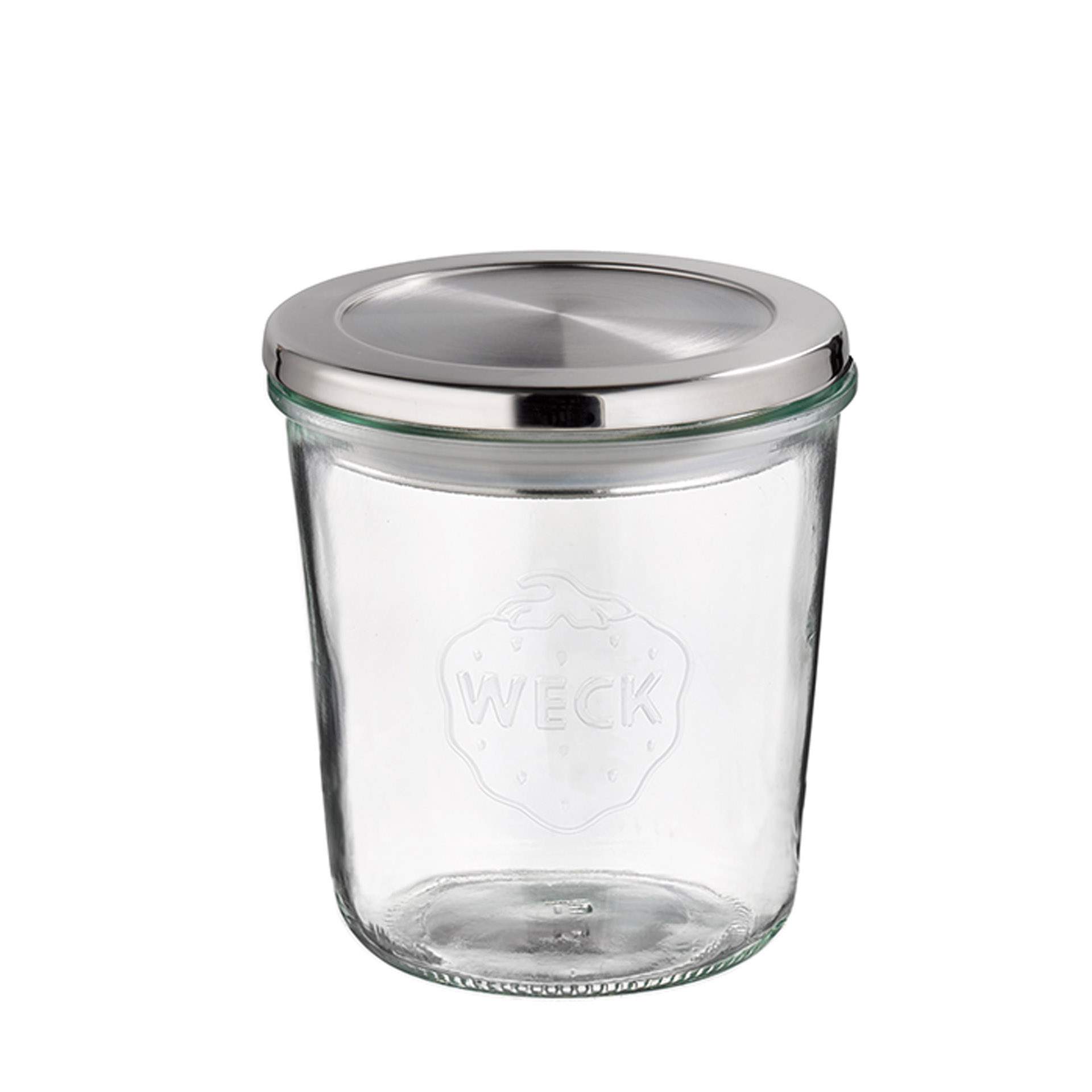 Weck-Glas - mit Deckel - Höhe 11 cm - Ø 11 cm - Inhalt 0,58 l - Glas - 82240-B