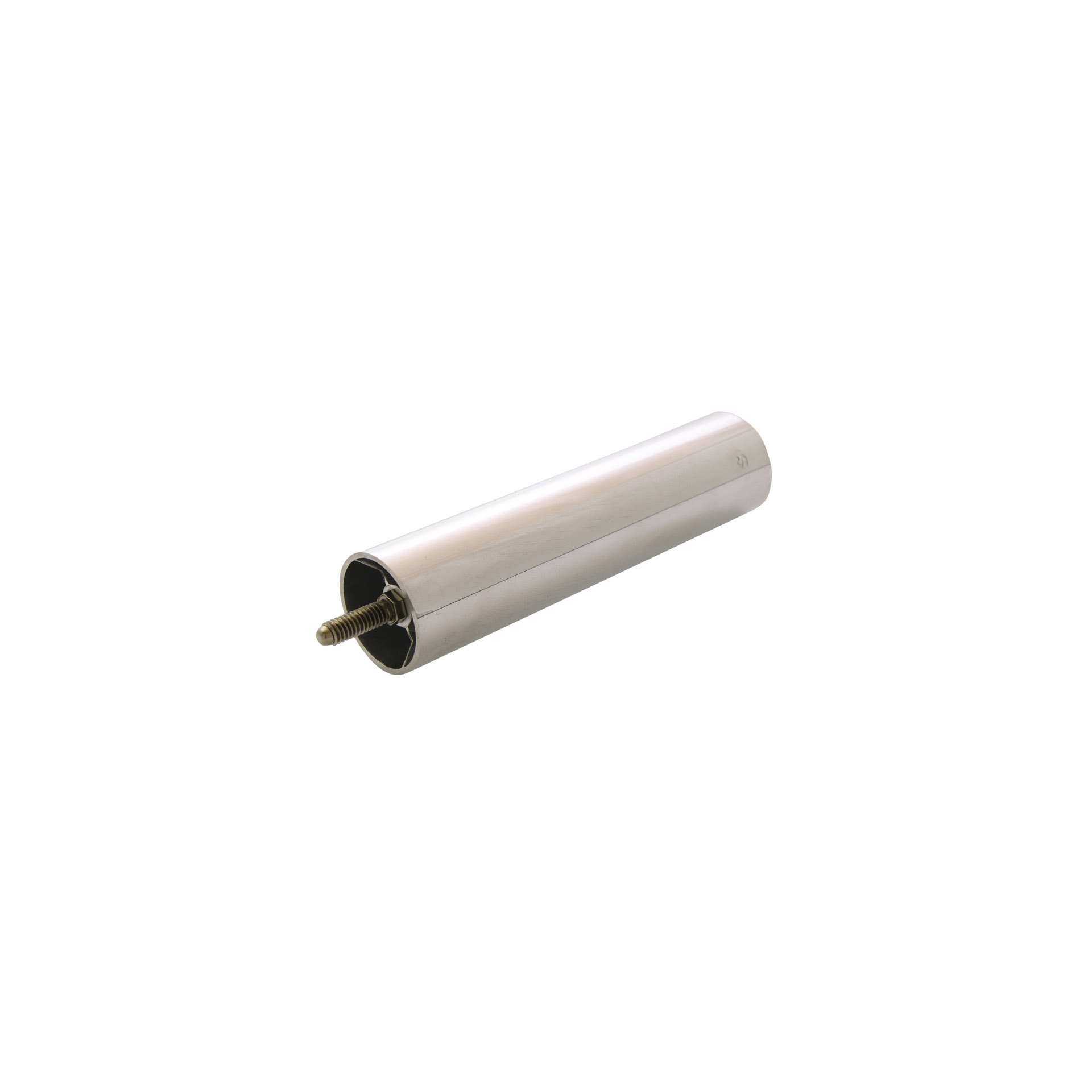 Zwischenstück - für Etagen-Tortenständer - Abm. 4,0 x 4,0 x 18,5 cm - Aluminium - 148005-C