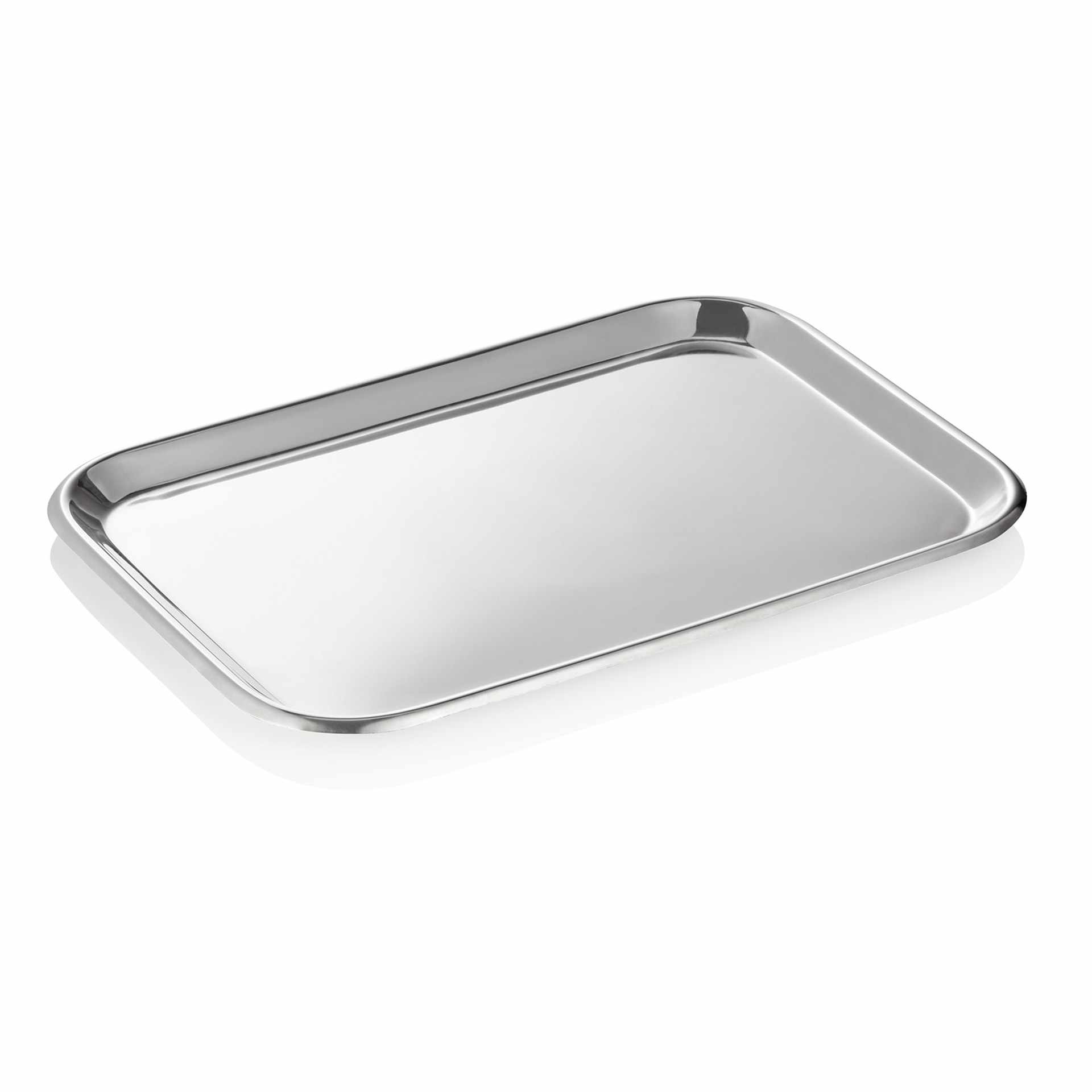 Burgertablett - Abm. 30 x 21,5 x 1,5 cm - Edelstahl