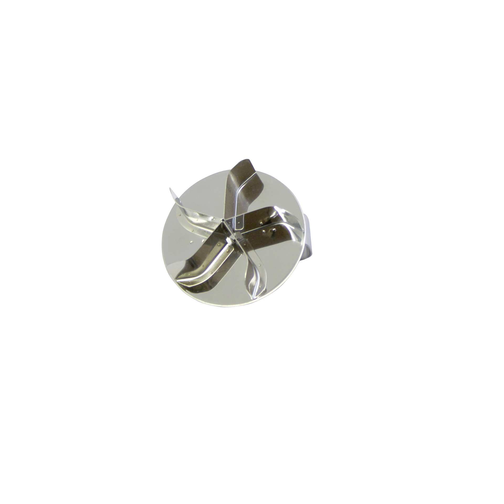 Kaisersemmeldrücker - groß, ohne Loch - Ø 80 mm - Abm. 8,2 x 8,2 x 5,5 cm - Edelstahl - 199580-C