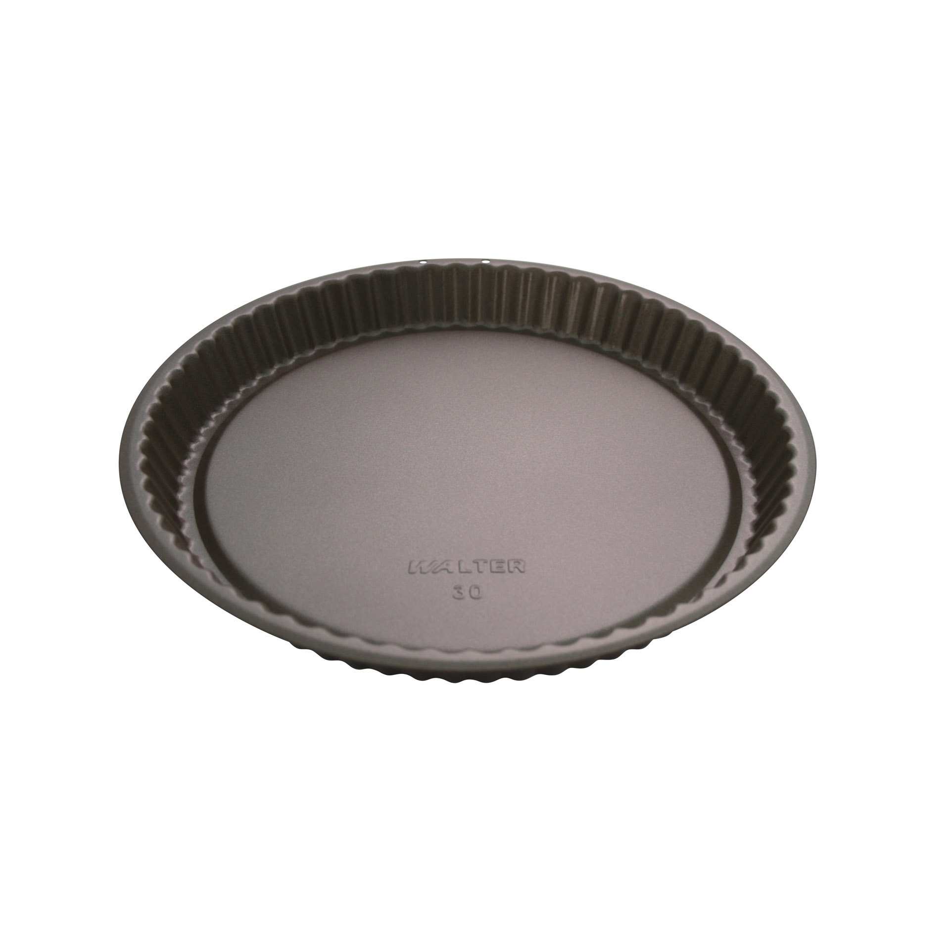 Obsttortenform - mit geripptem Rand - Abm. 32,0 x 32,0 x 3,2 cm - Silikon - 949930-C