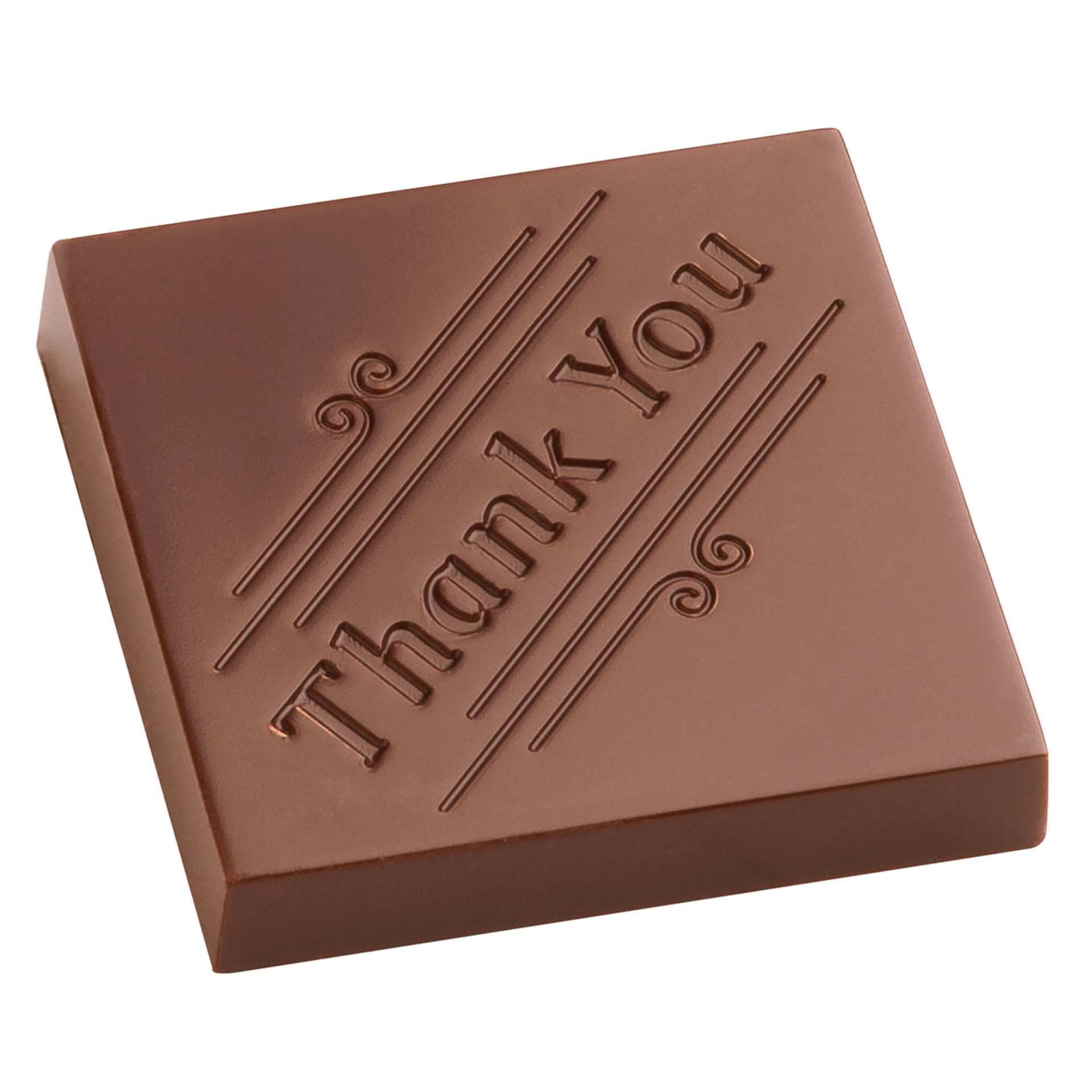 Schokoladen-Form - Keks Thank you - Abm. 27,5 x 13,5 x 2,4 cm - Polycarbonat - 421853-C