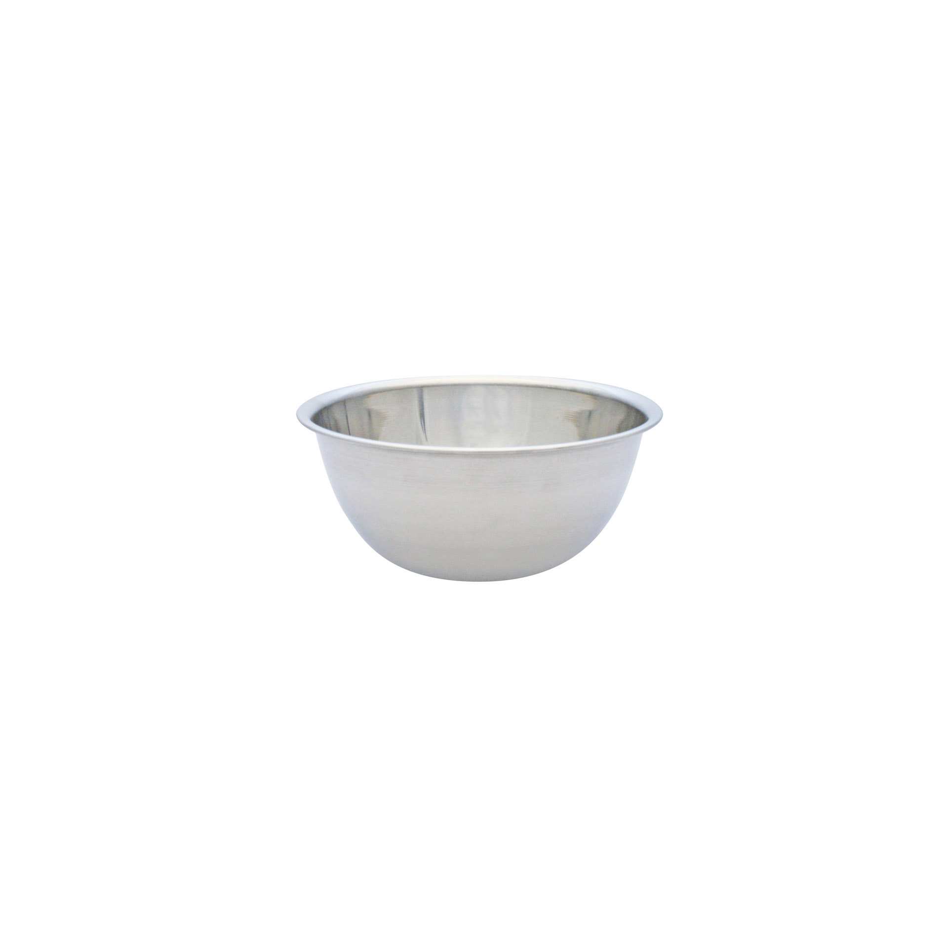 Schlagschüssel - rund - Höhe 8,5 cm - Ø 20,4 cm - Inhalt 1,25 l - Edelstahl - 199013-C