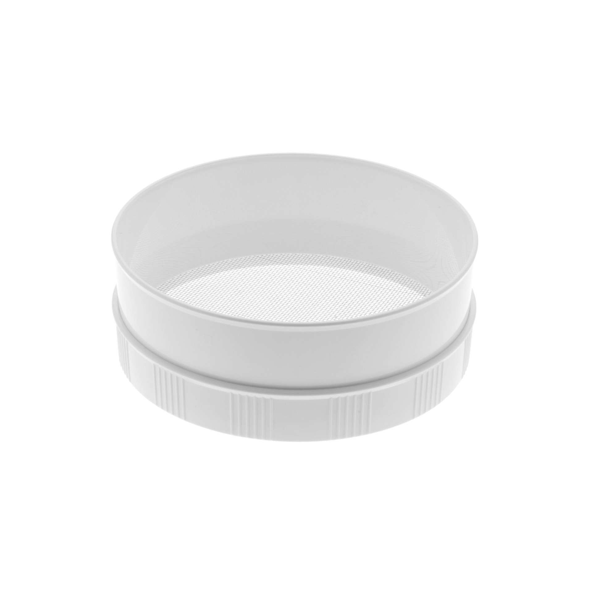Mehl- und Zuckersieb - Ø 305 mm - weiß - Abm. 31,5 x 31,5 x 11,5 cm - Edelstahl/ ABS - 200632-C