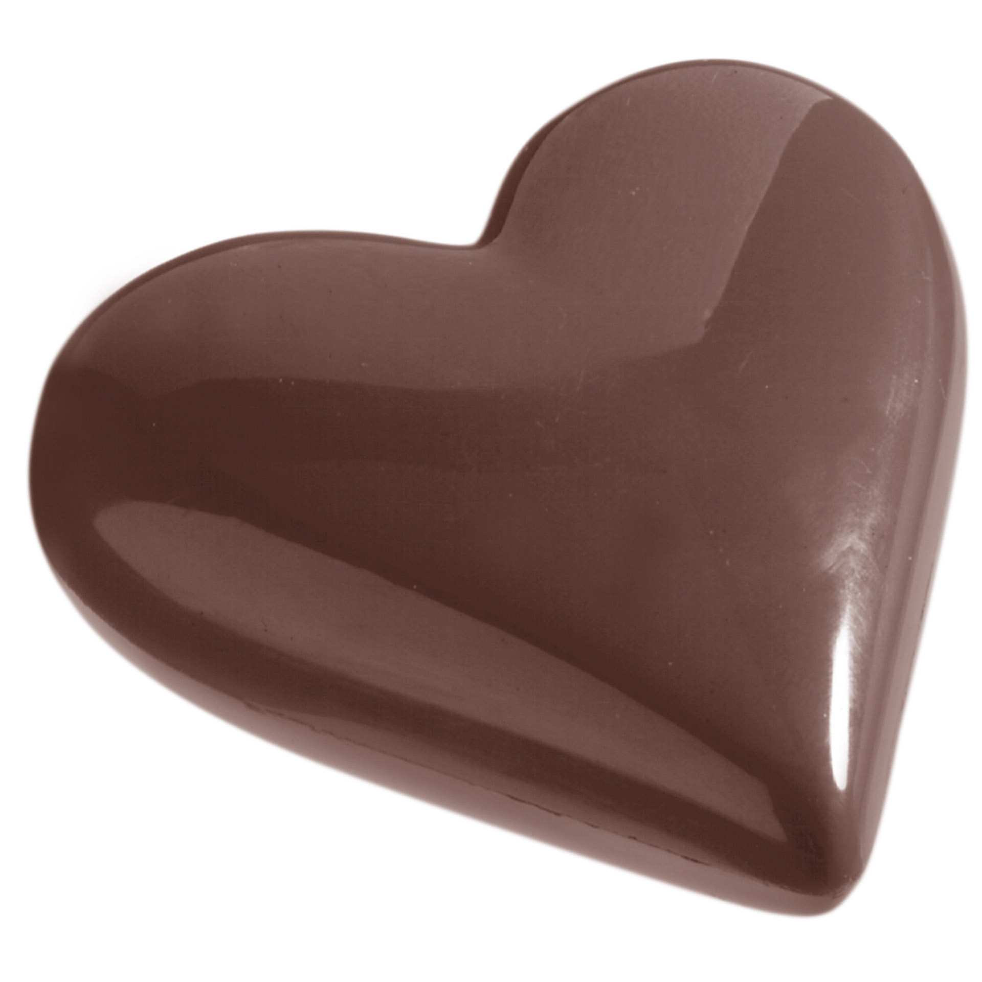 Schokoladen-Form - Herz - Abm. 27,5 x 17,5 x 2,4 cm - Polycarbonat - 422121-C
