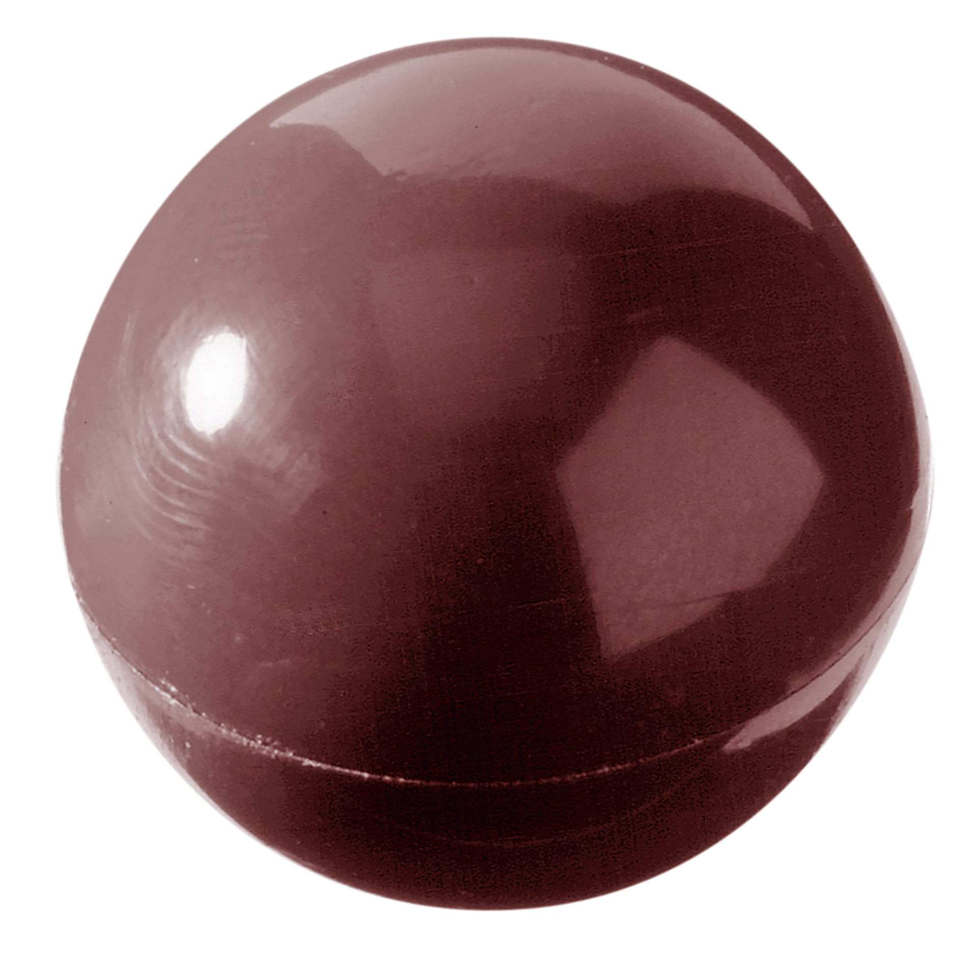 Schokoladen-Form - Halbkugel Ø 27 mm - Abm. 27,5 x 13,5 x 2,4 cm - Polycarbonat - 421258-C