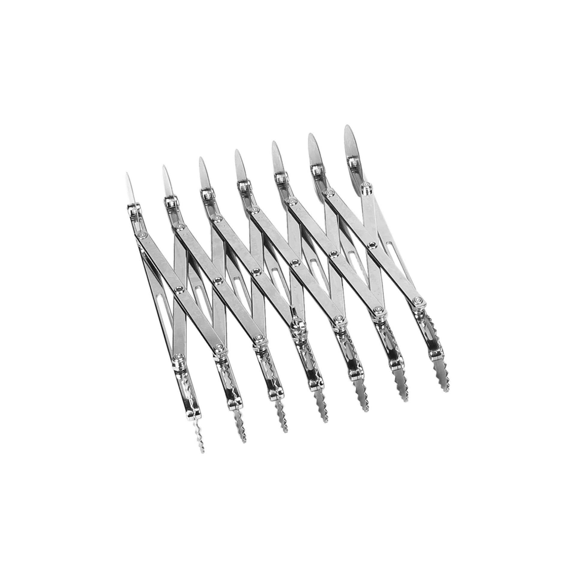Teigschneider - 7 Rädchen glatt und gezackt - Abm. 33,0 x 8,0 x 7,0 cm - Edelstahl - 153400-C