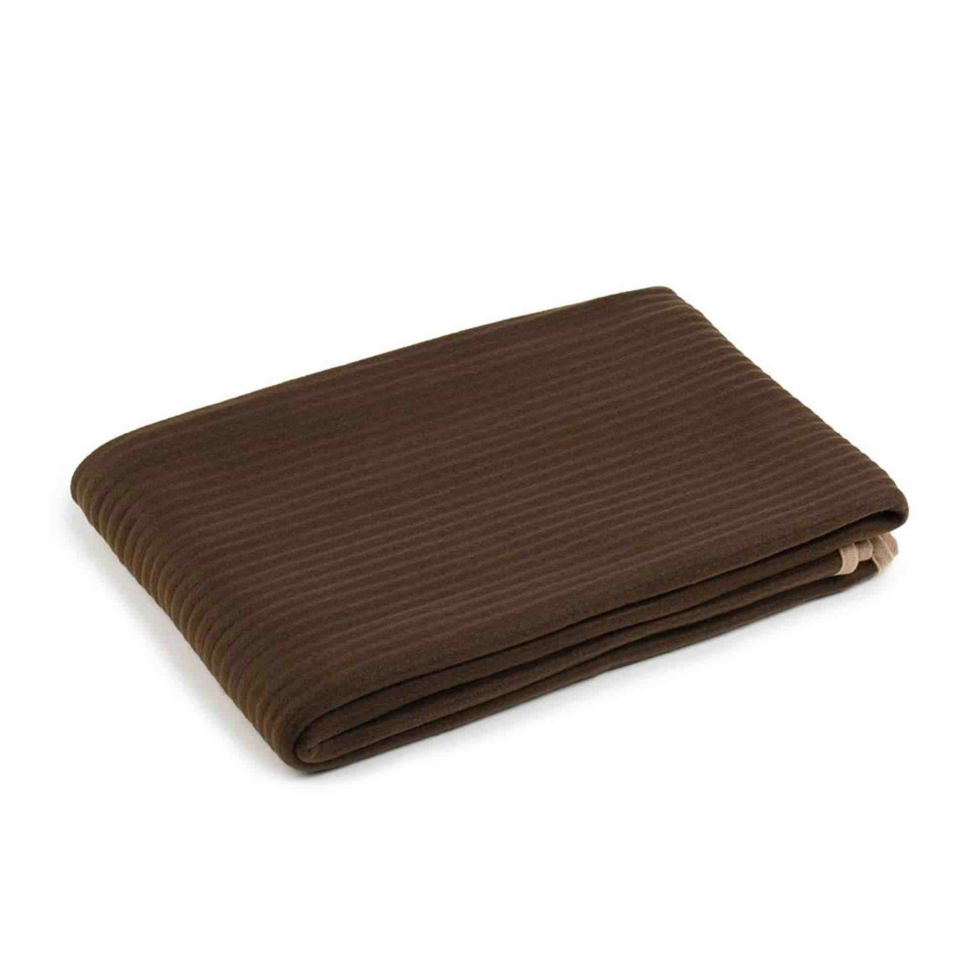 Decke - Serie STOLA - braun - Abm. 100 x 150 cm - Polyester - 40373-72-6-D