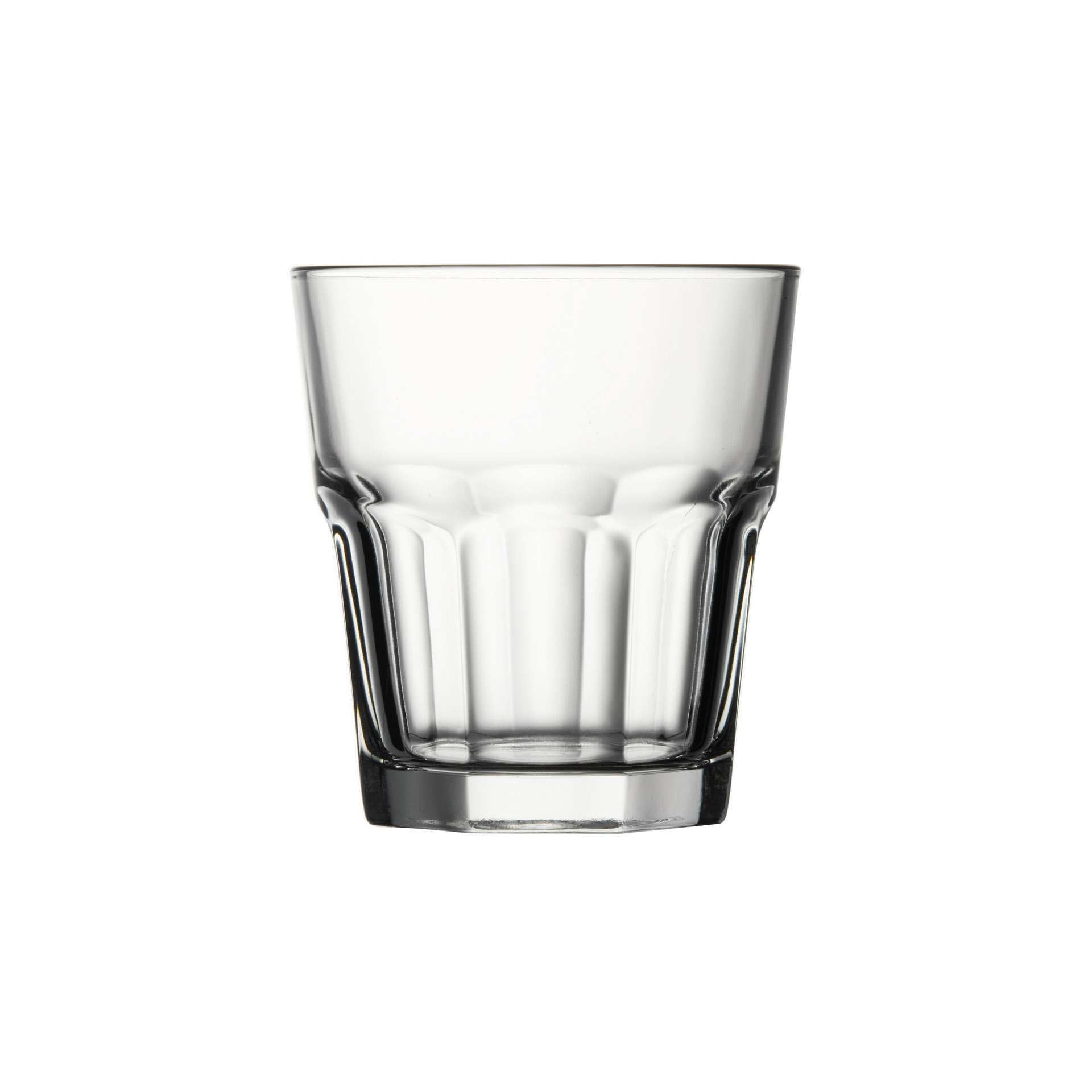Whiskey-Glas - Set á 12 Stück - Serie Casablanca - Höhe 10,0 cm - Ø oben / unten 9,2 / 6,4 cm - Inhalt 0,355 l - Glas - 52704-A
