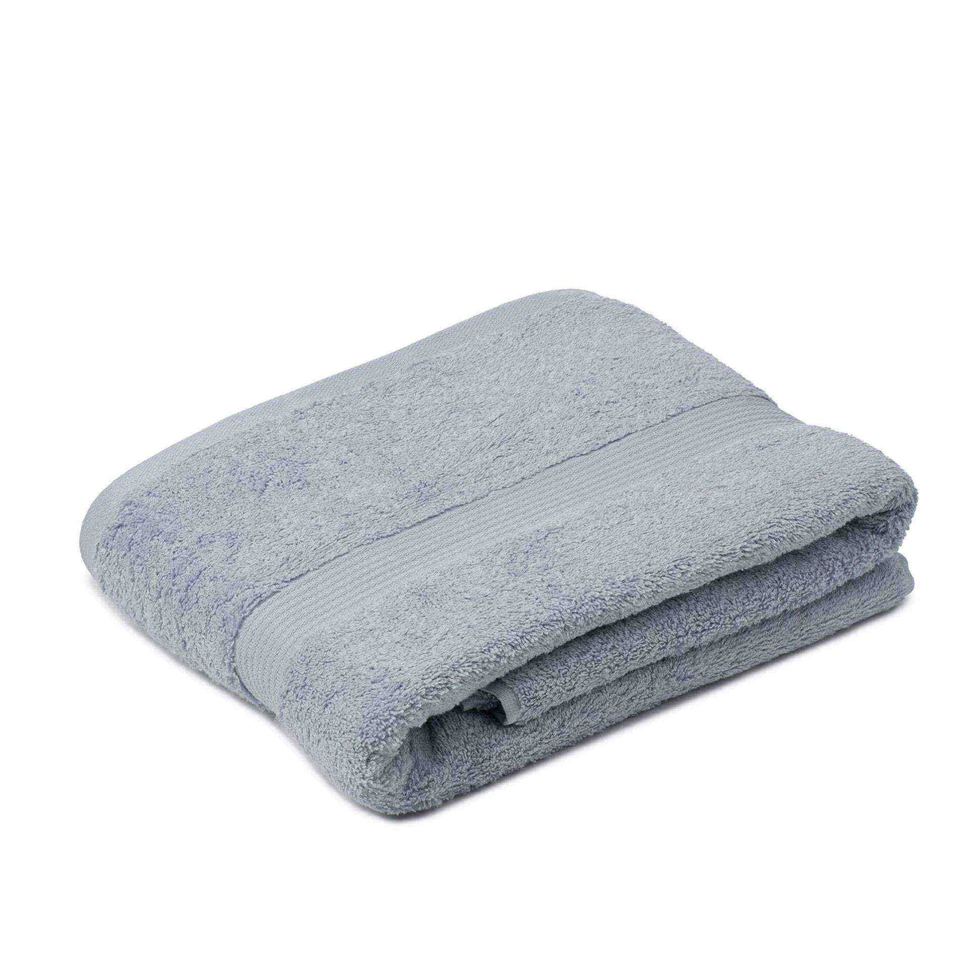 Badetuch - Uni - Serie NEW YORK - silber - Abm. 100 x 150 cm - Baumwolle - 550-90-6-D