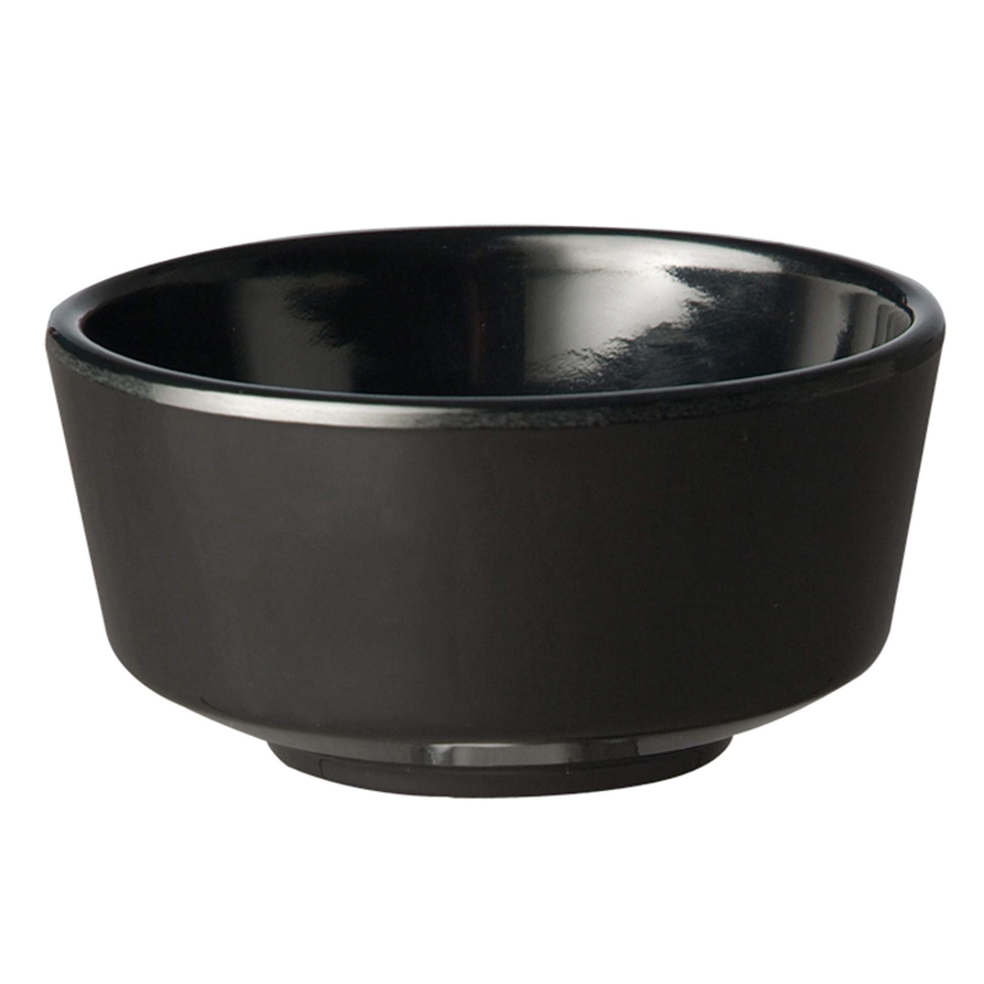 Schale - vielseitig - Serie Float - schwarz - rund - Abm. 3 cm - Ø 5,5 cm - Inhalt 0,03 l - Melamin - 83901-B