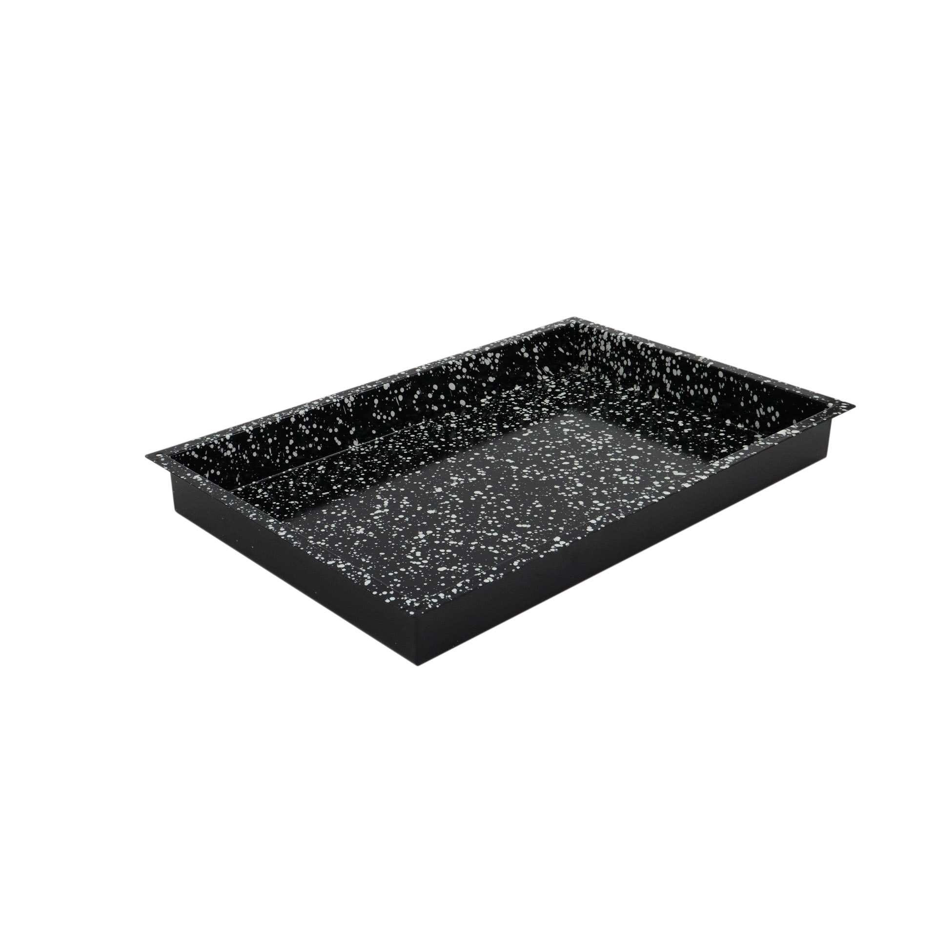 Backblech - Granit-Emaille - Abm. 60,0 x 40,0 x 6,0 cm - Stahlblech - 382562-C
