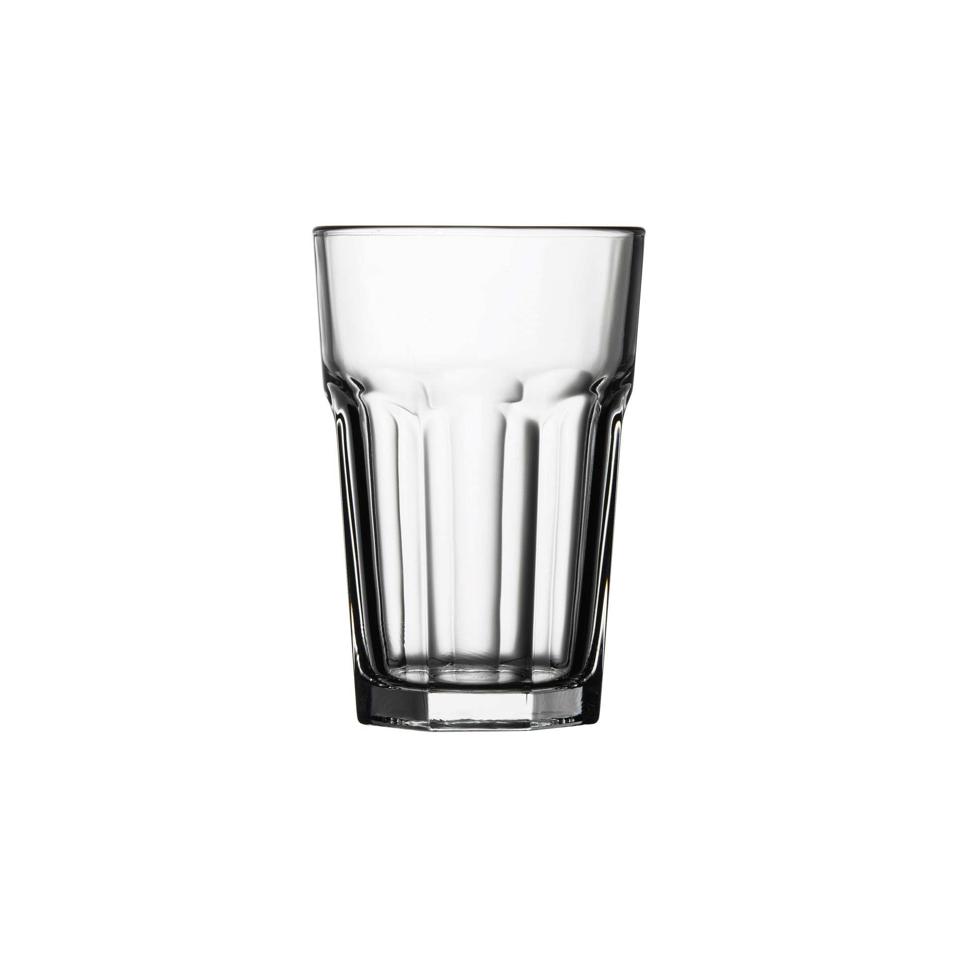 Longdrink-Glas - Set á 12 Stück - Serie Casablanca - Höhe 12,2 cm - Ø oben / unten 8,7 / 6,1 cm - Inhalt 0,415 l - Glas - 52709-A