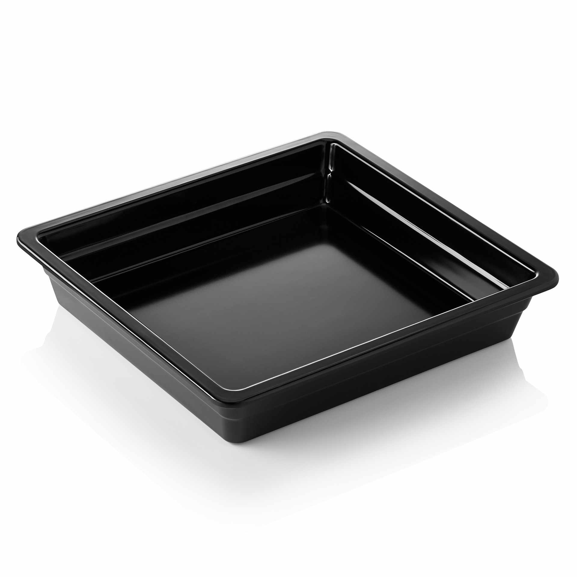 GN-Behälter - Serie GN 65 Black - schwarz - Inhalt 5,6 l - GN 2/3 (354 x 325 mm) - Melamin