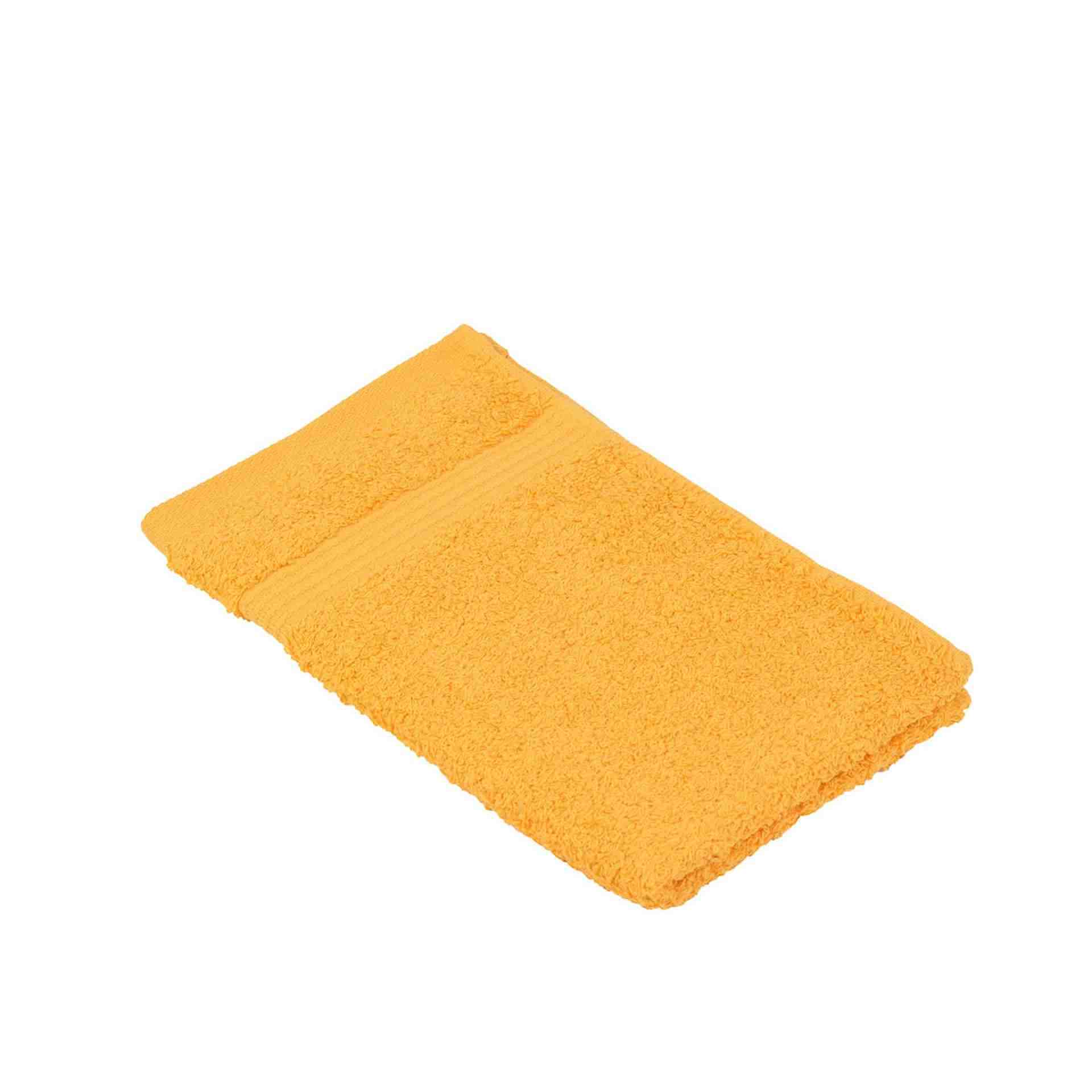 Gästetuch - Uni - Serie NEW YORK - gelb - Abm. 30 x 50 cm - Baumwolle - 550-1034-3-D