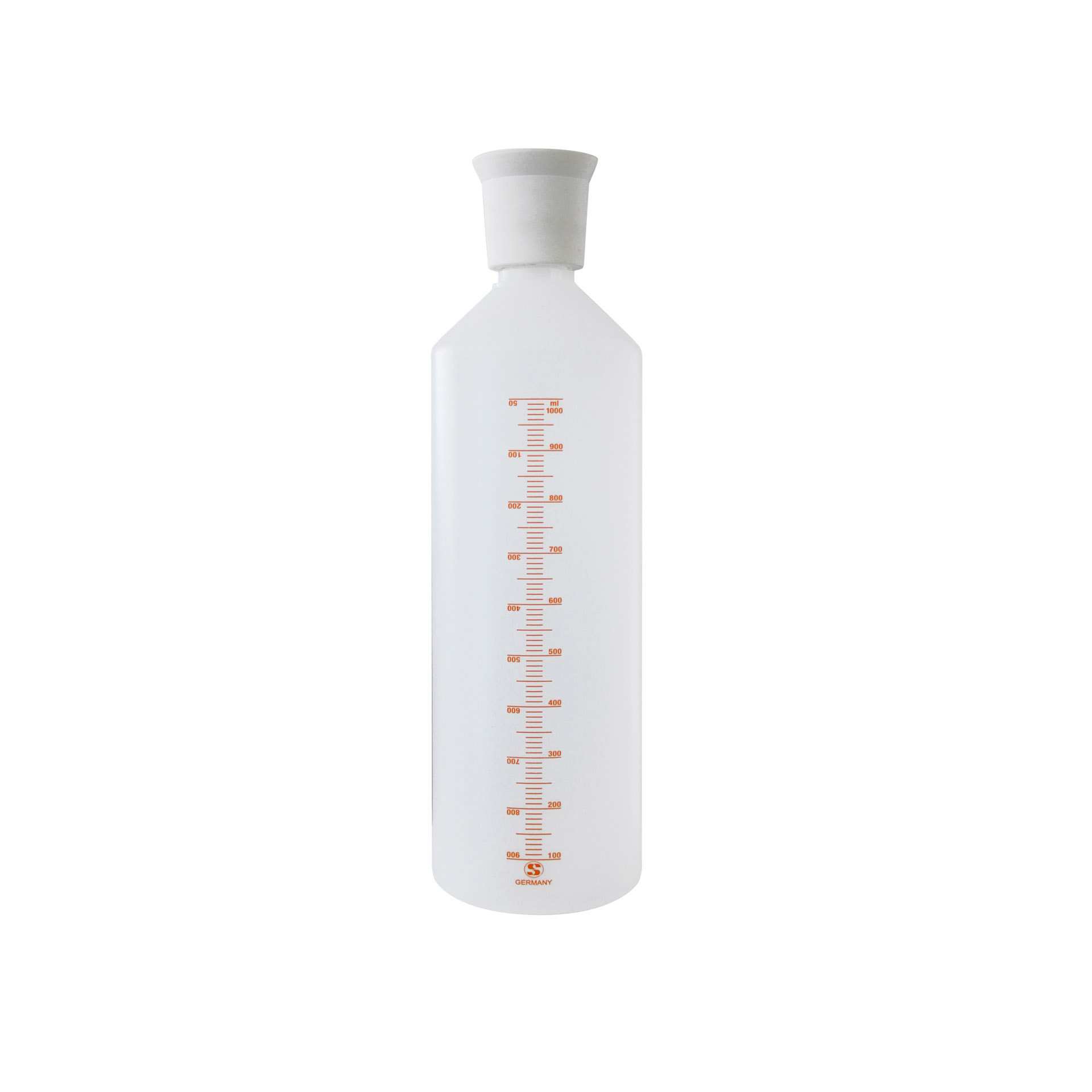 Sprühflasche - mit Skala - transparent - Abm. 7,0 x 7,0 x 29,0 cm - Inhalt 1,0 l - Polyethylen - 200192-C