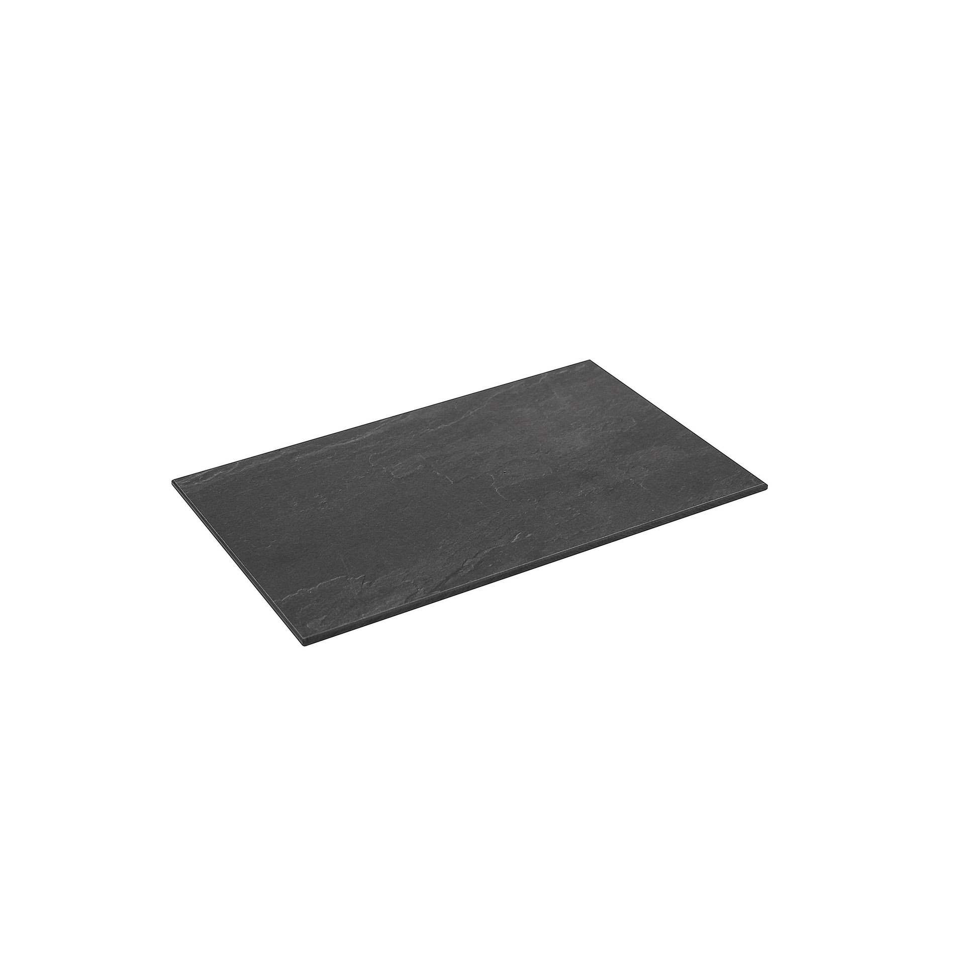 Auslagetablett - Schiefer - GN 2/4 - Abm. 53,0 x 16,2 x 0,6 cm - GN 2/4 (530 x 162 mm) - 6 mm - Kunststoff - 225290-C