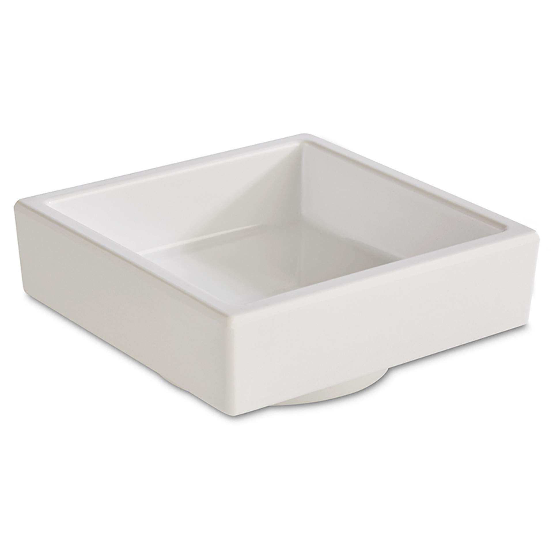 BentoBox - weiß - quadratisch - Abm. 7,5 x 7,5 x 3 cm - Inhalt 0,05 l - Melamin - 15473-B