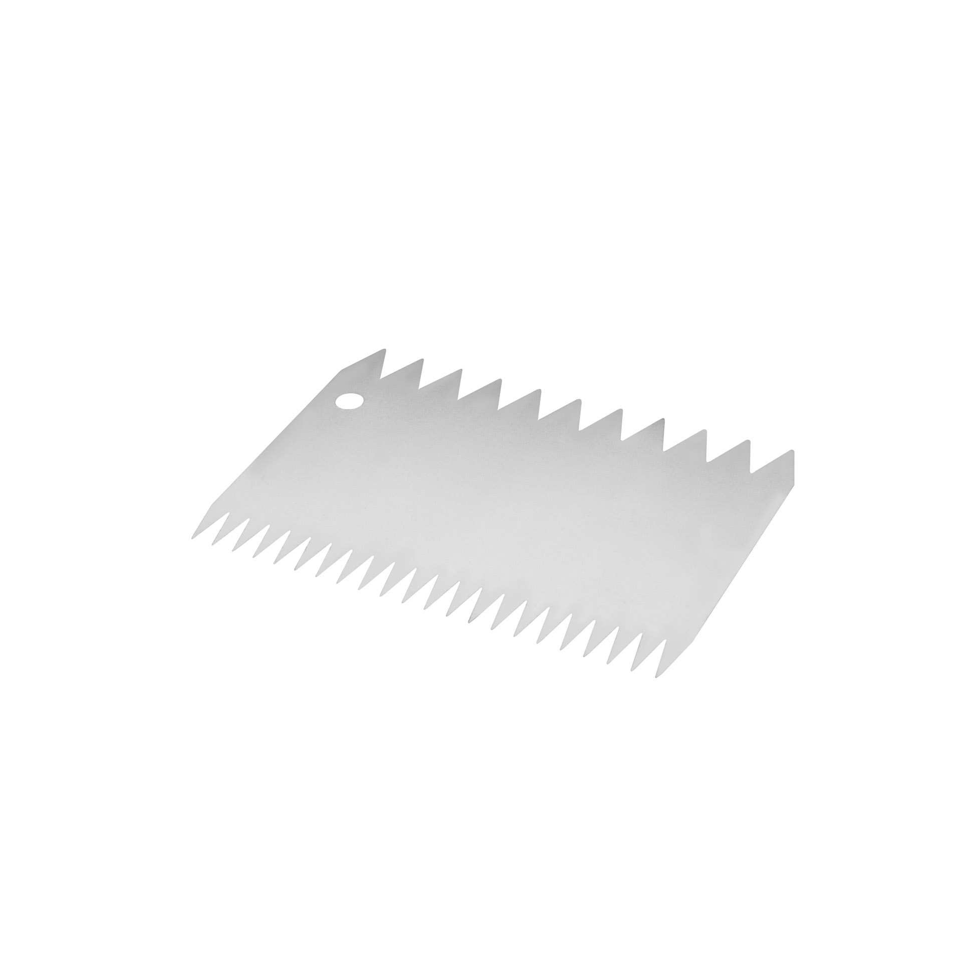 Teig- oder Dekorschaber - rechteckig - Abm. 11,0 x 7,5 x 0,1 cm - Edelstahl - 154842-C