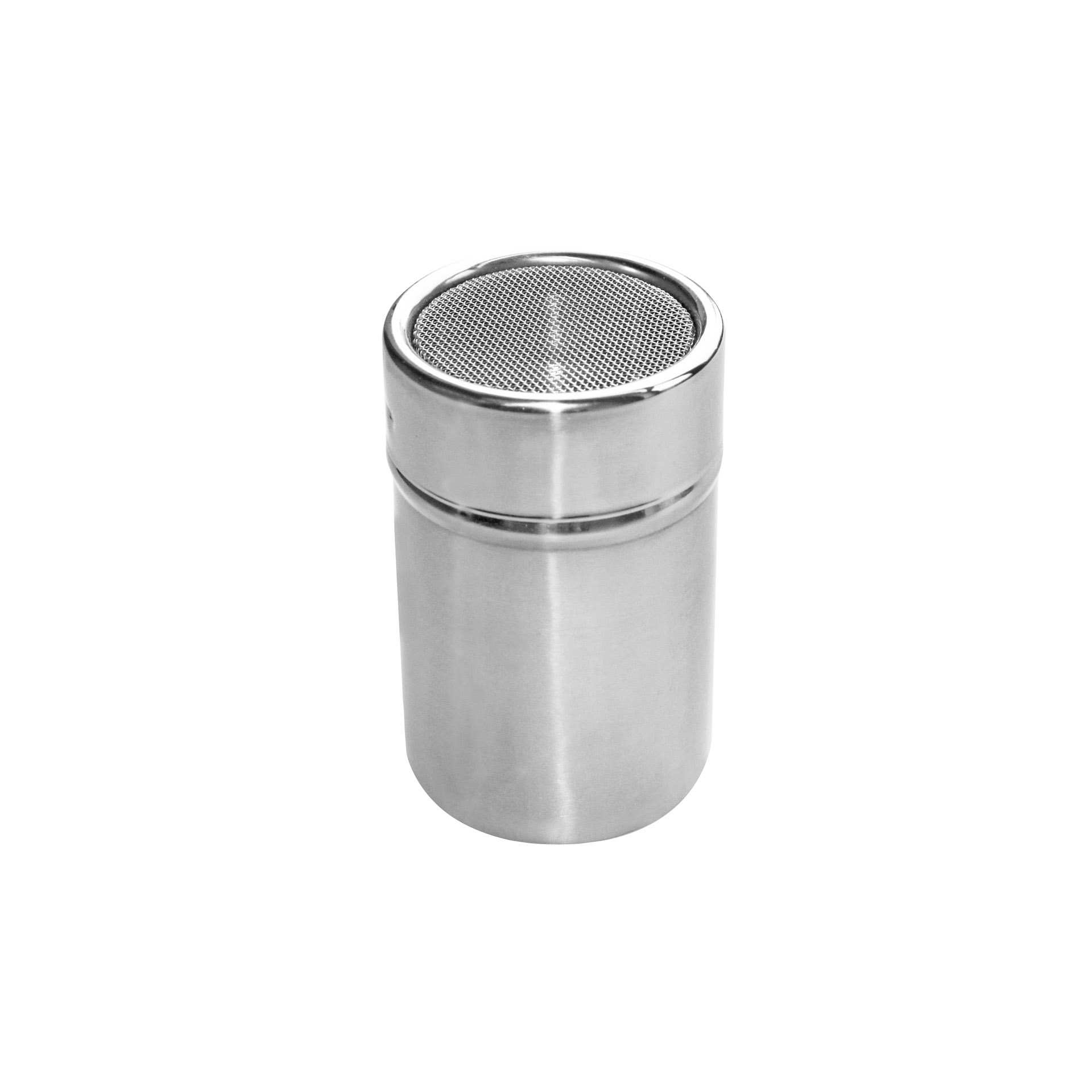 Zuckerstreuer - mit Sieb - Abm. 6,8 x 6,8 x 12,7 cm - Inhalt 0,35 l - Edelstahl - 199028-C