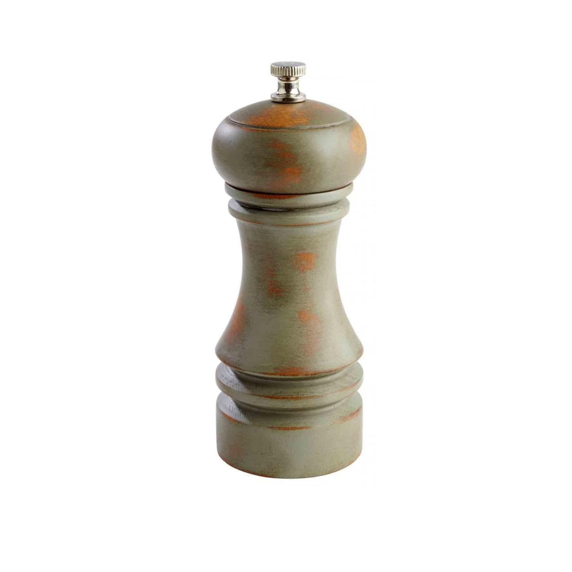 Salzmühle - Buchenholz - olivgruen - Carbonstahl Mahlwerk - 40547