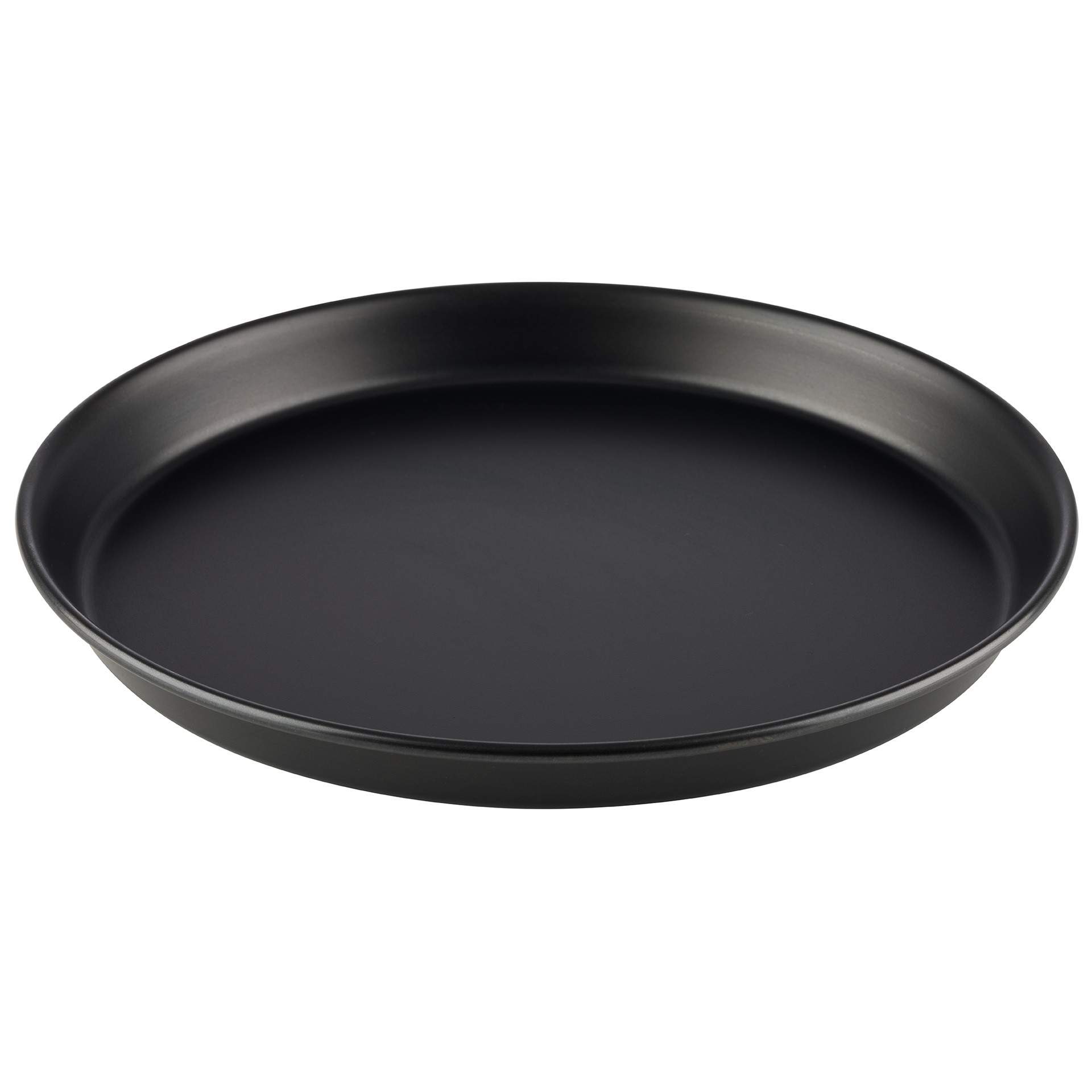 Pizzaform - zum professionellen Pizzabacken - rund - Abm. 2,5 cm - Ø oben / unten 24 / 22,3 cm - Blaublech - 73505-B