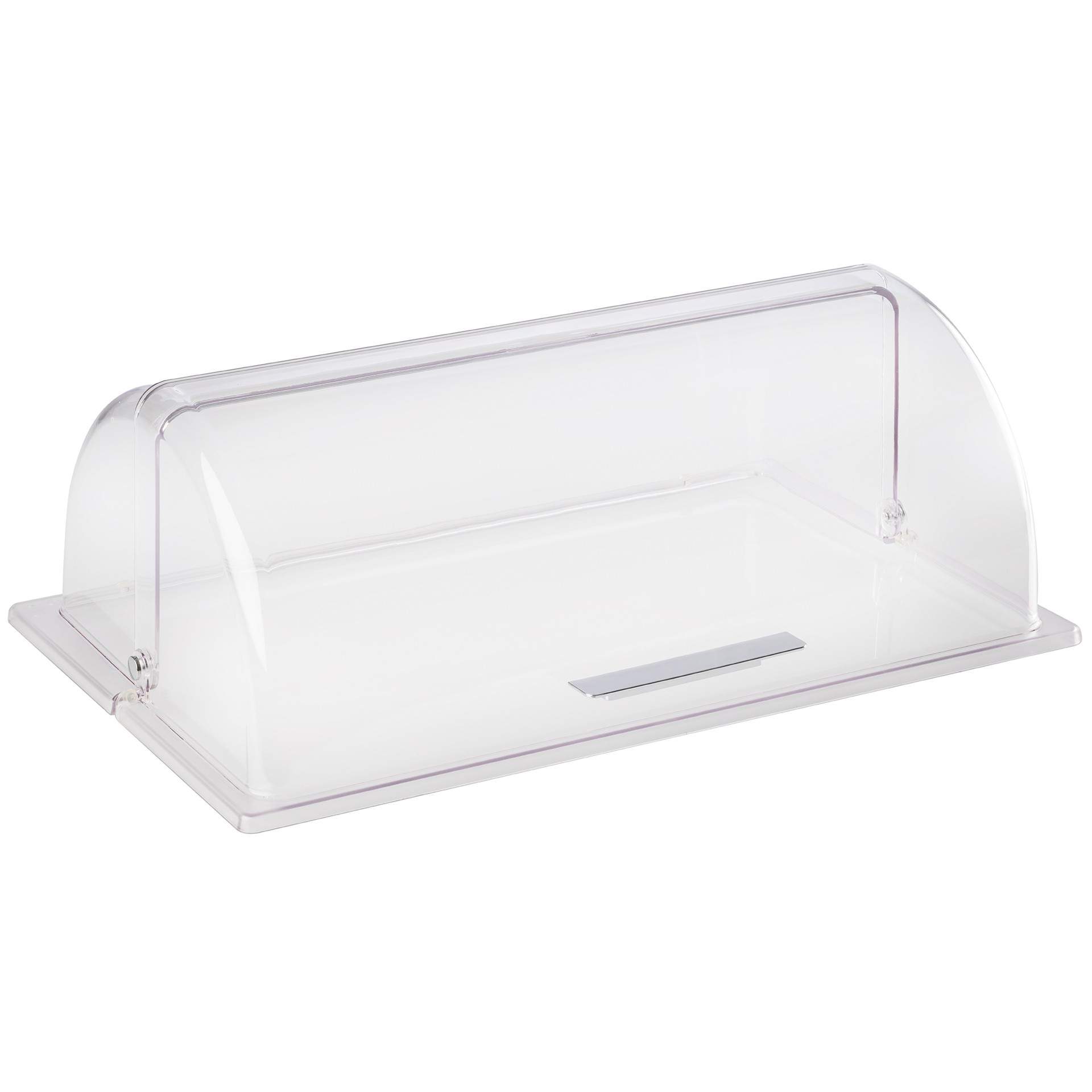 GN-Rolltop-Haube - mit Designer-Griff - Serie Sunday - Abm. 19 cm - GN 1/1 (530 x 325 mm) - Polycarbonat - 11016-B