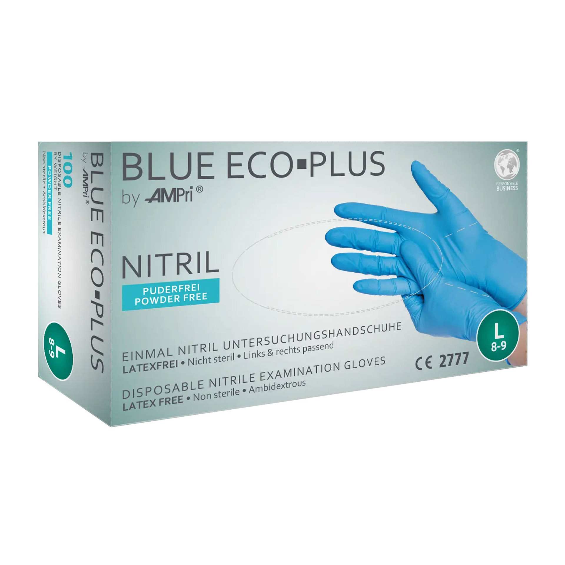 Untersuchungshandschuh - puderfrei - blau - XS - Nitril - 01198-XS-E