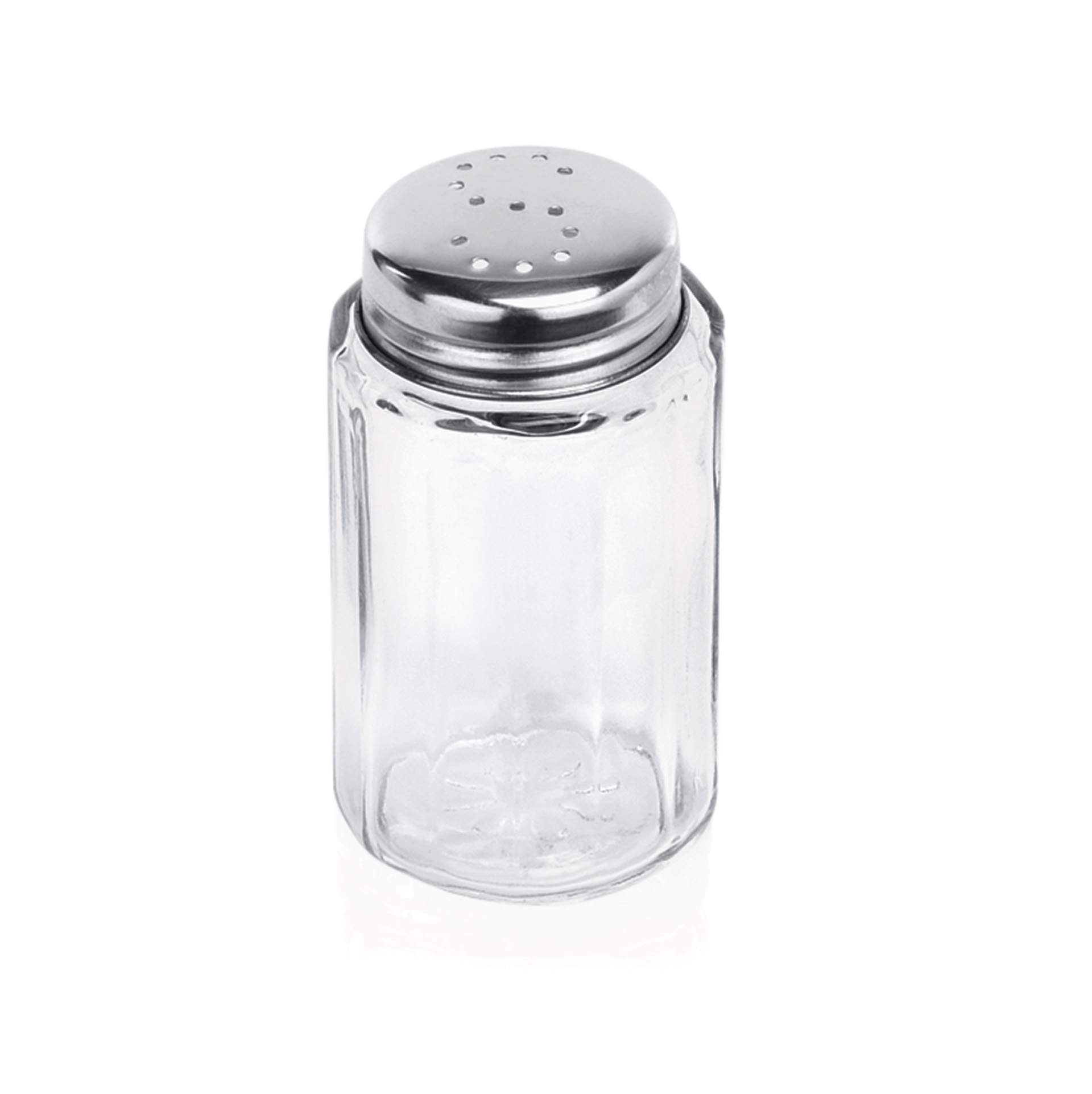 Salzstreuer - gerade Form - Abm. 7,0 cm - Ø 4,0 cm - Glas - 1483001-A