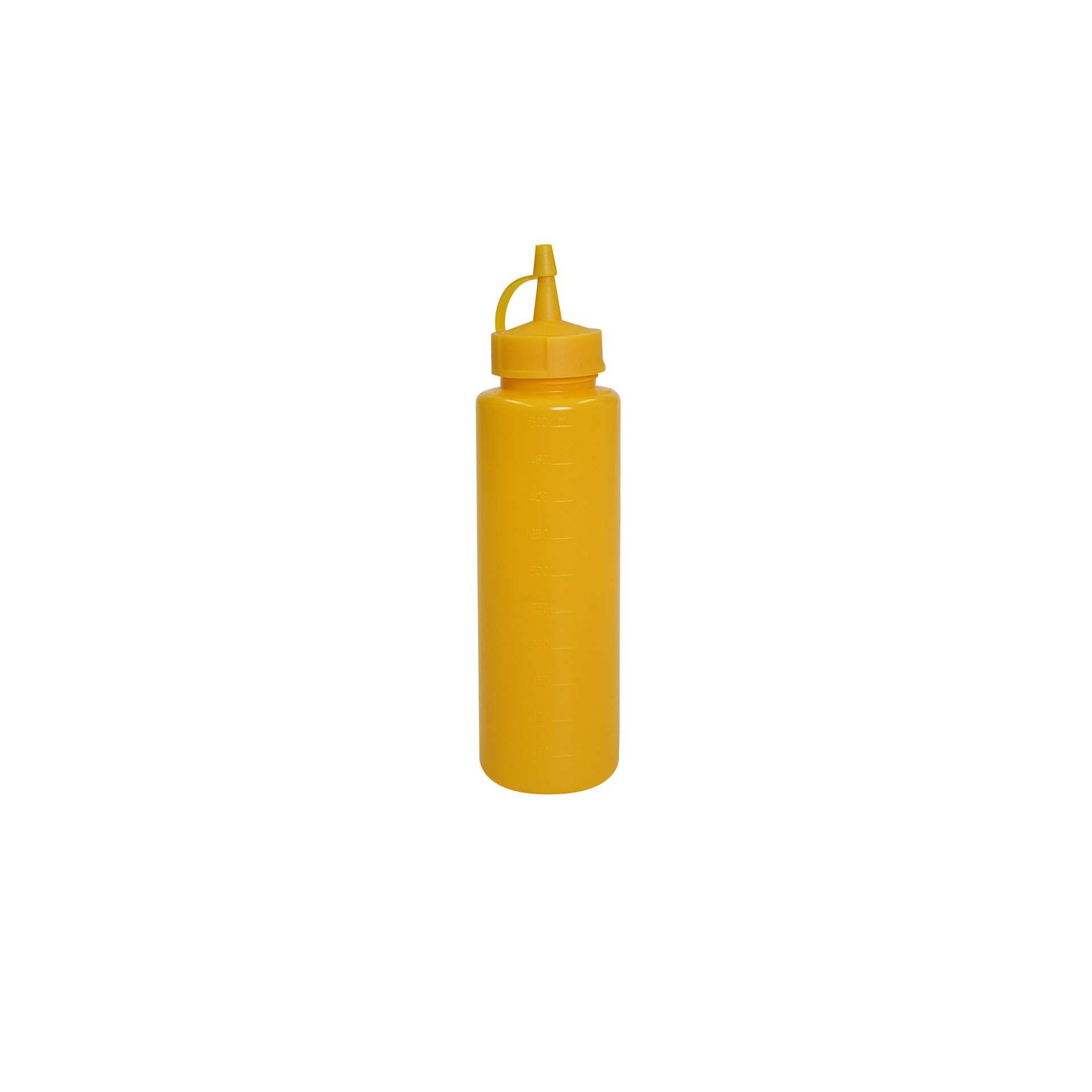 Spenderflasche - gelb - Abm. 6,2 x 6,0 x 24,0 cm - Inhalt 0,5 l - Polypropylen - 200495-C
